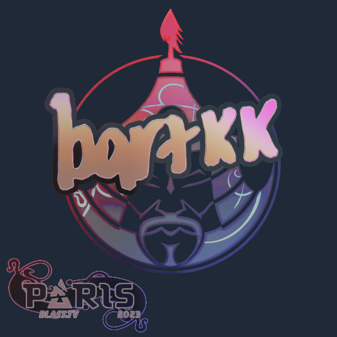 Sticker | Bart4k (Holo) | Paris 2023 Screenshot