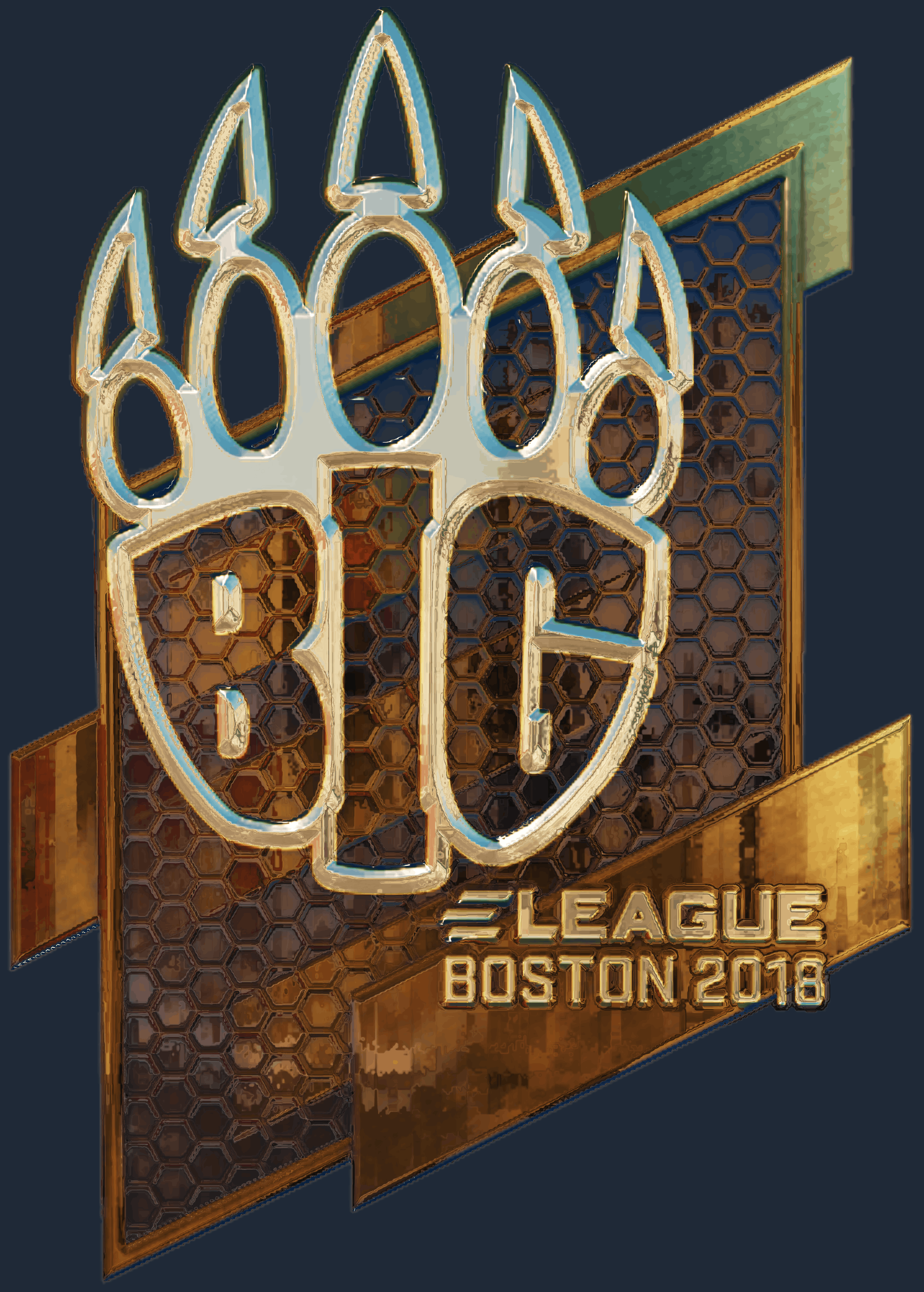 Sticker | BIG (Gold) | Boston 2018 Screenshot