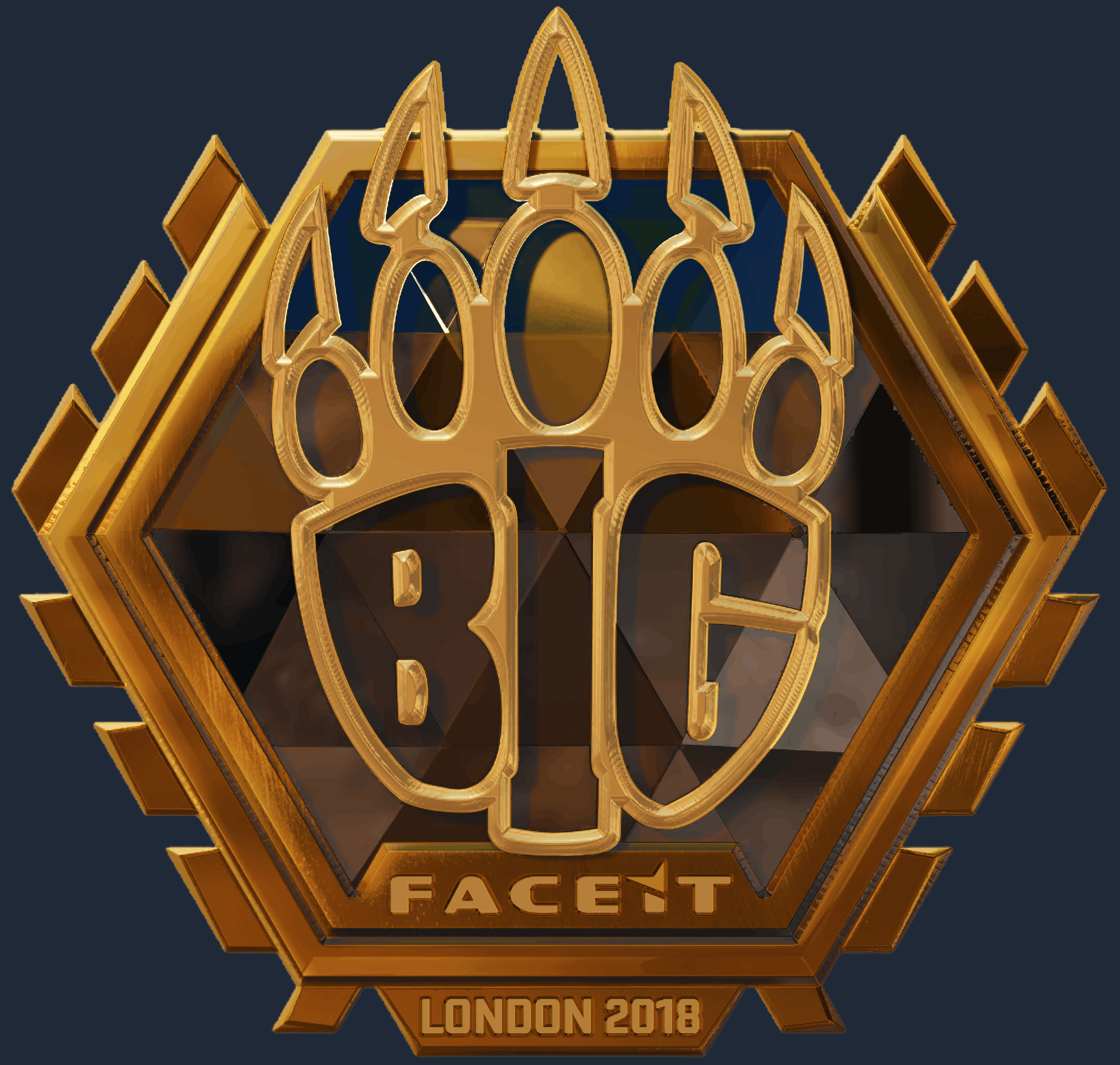 Sticker | BIG (Gold) | London 2018 Screenshot