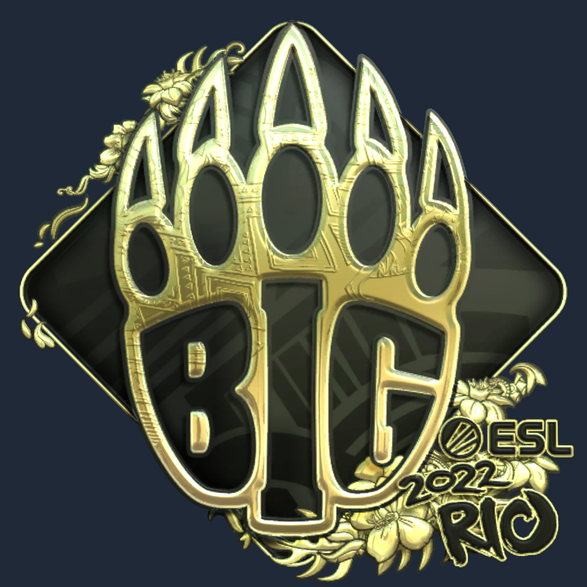Sticker | BIG (Gold) | Rio 2022 Screenshot