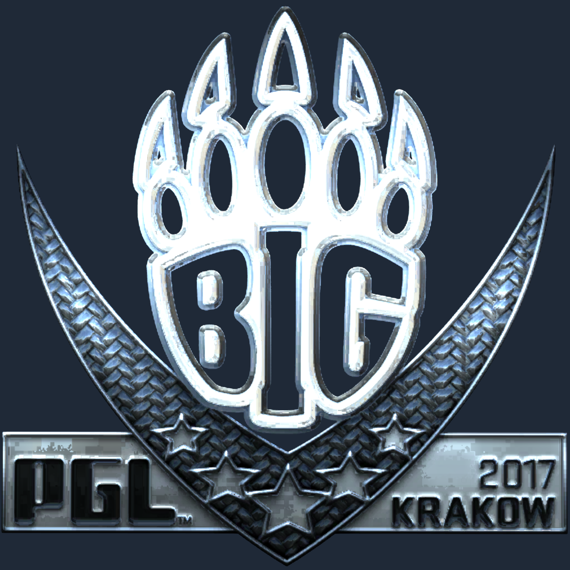 Sticker | BIG (Foil) | Krakow 2017 Screenshot