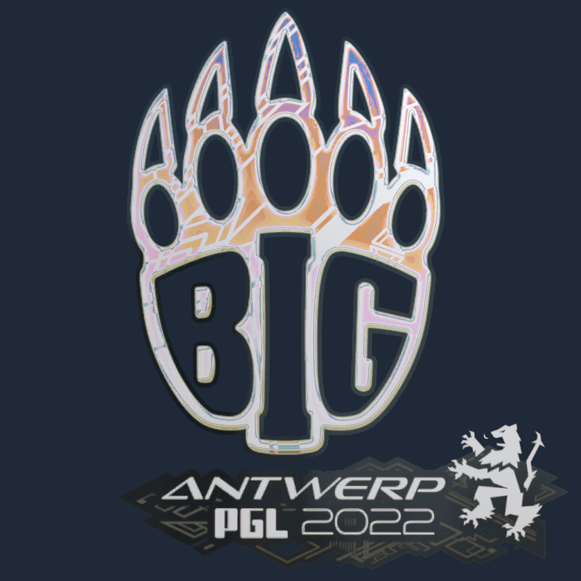 Sticker | BIG (Holo) | Antwerp 2022 Screenshot