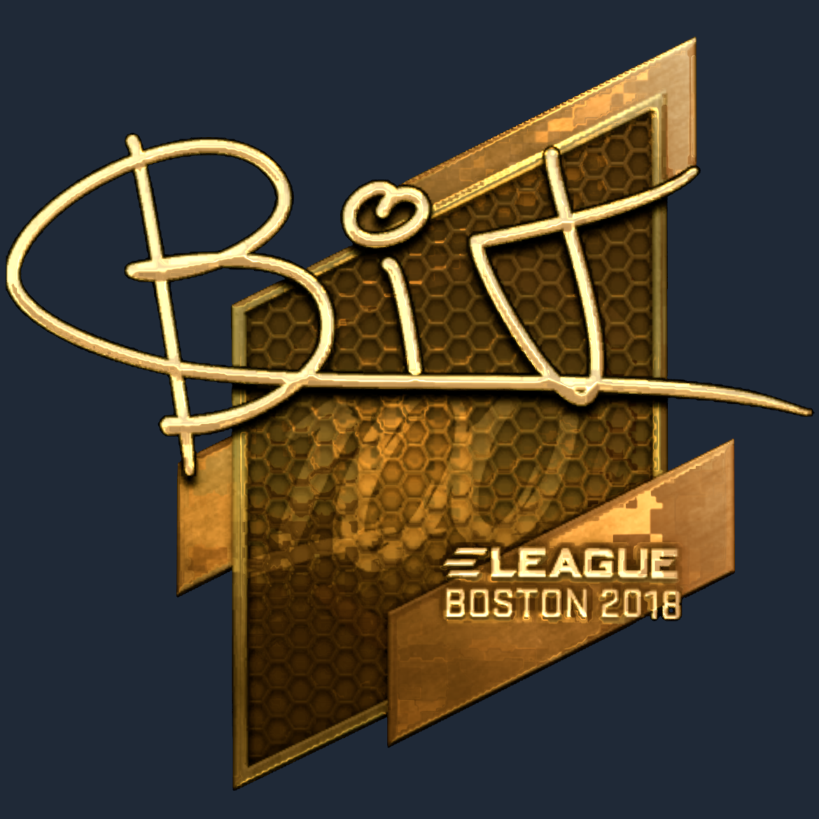 Sticker | BIT (Gold) | Boston 2018 Screenshot