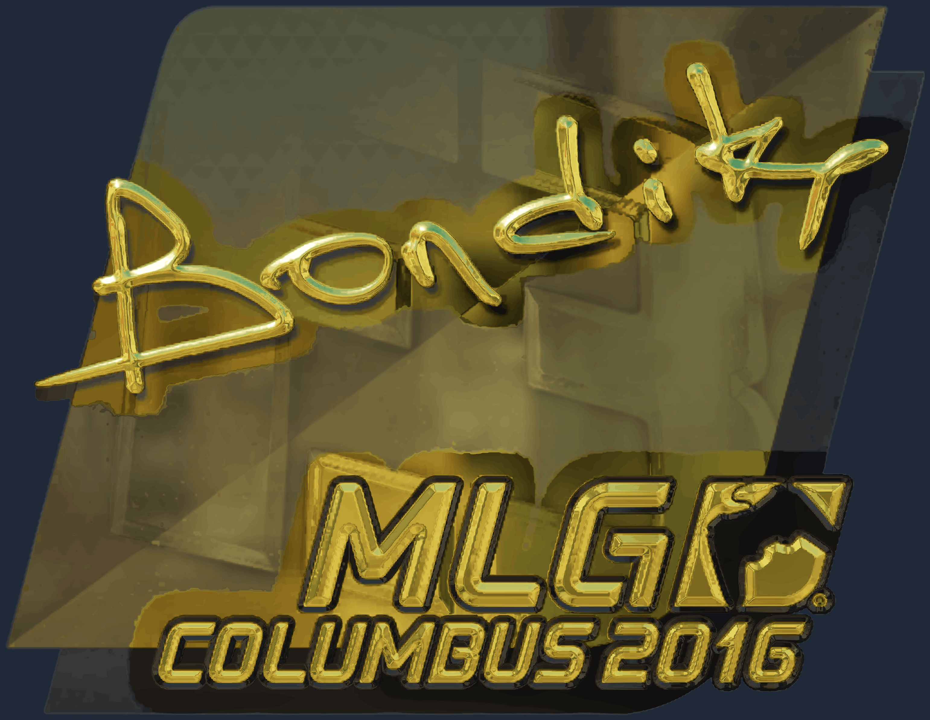Sticker | bondik (Gold) | MLG Columbus 2016 Screenshot