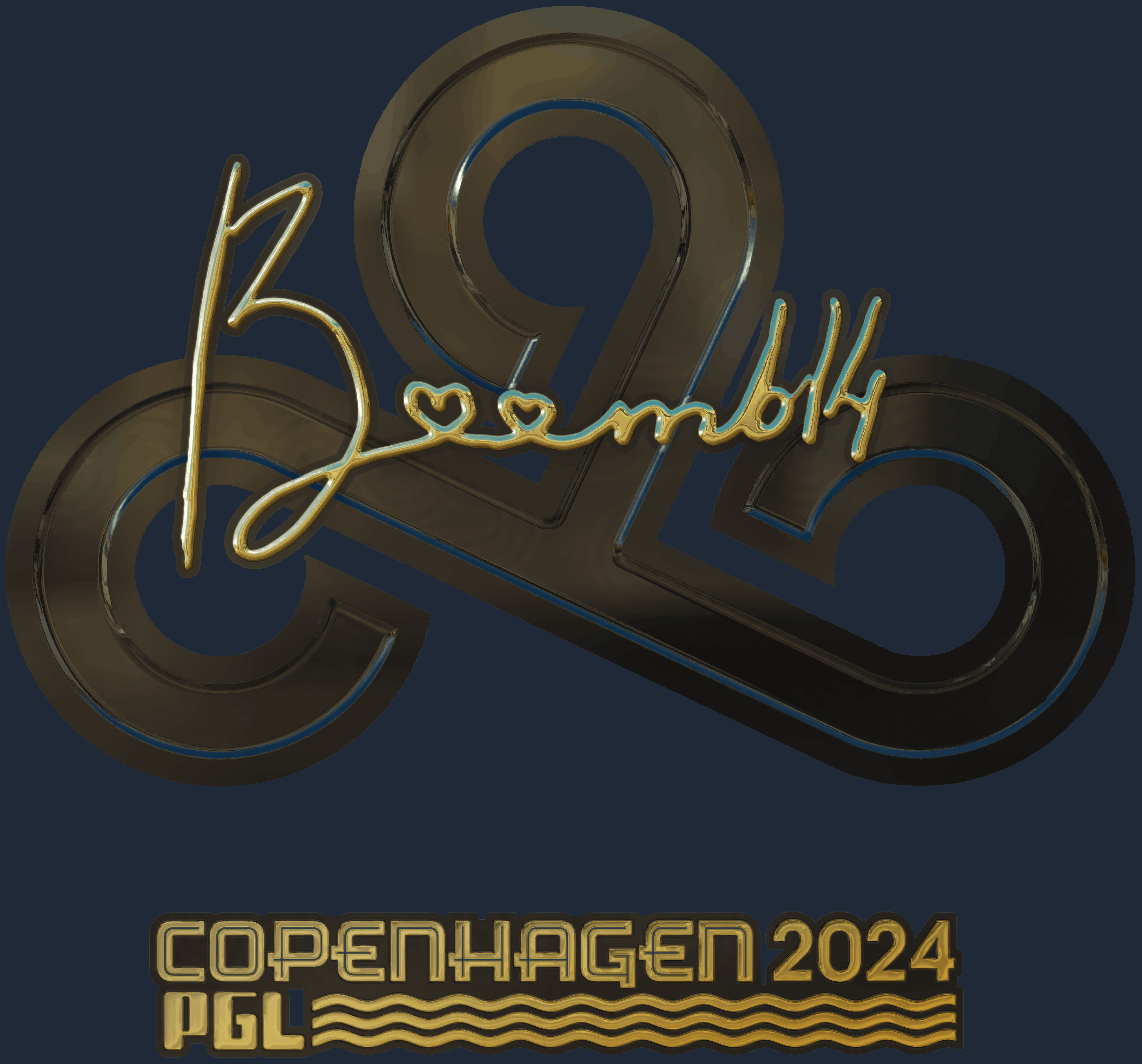Sticker | Boombl4 (Gold) | Copenhagen 2024 Screenshot