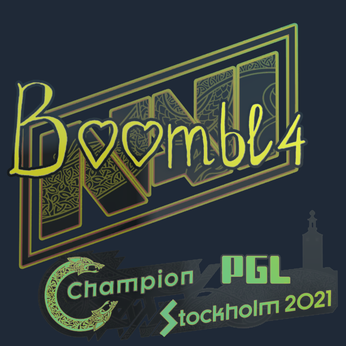 Sticker | Boombl4 (Holo) | Stockholm 2021 Screenshot