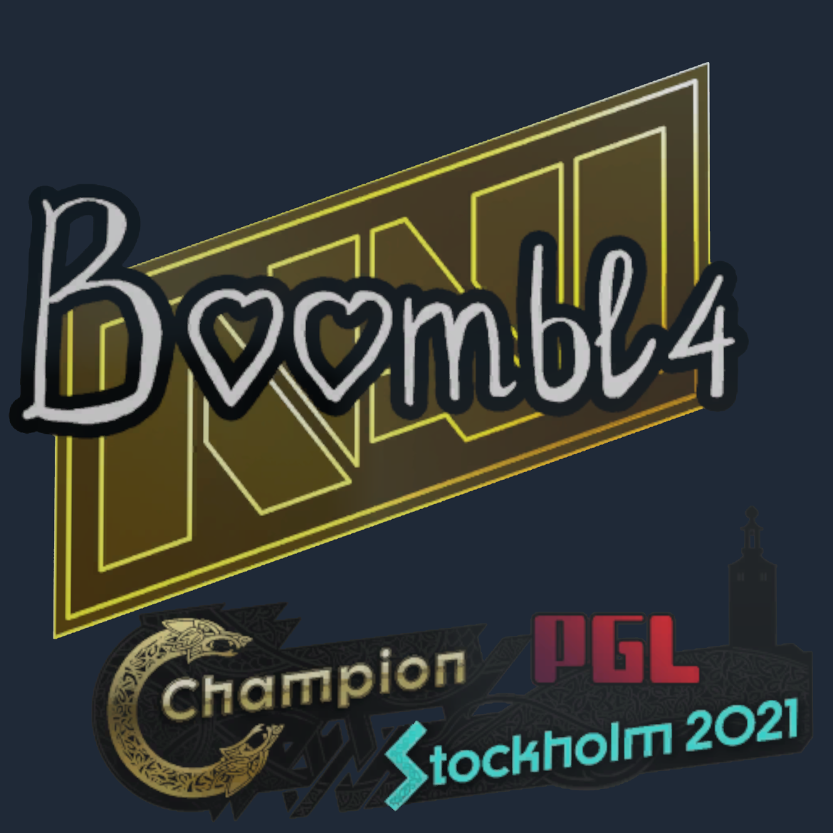 Sticker | Boombl4 | Stockholm 2021 Screenshot