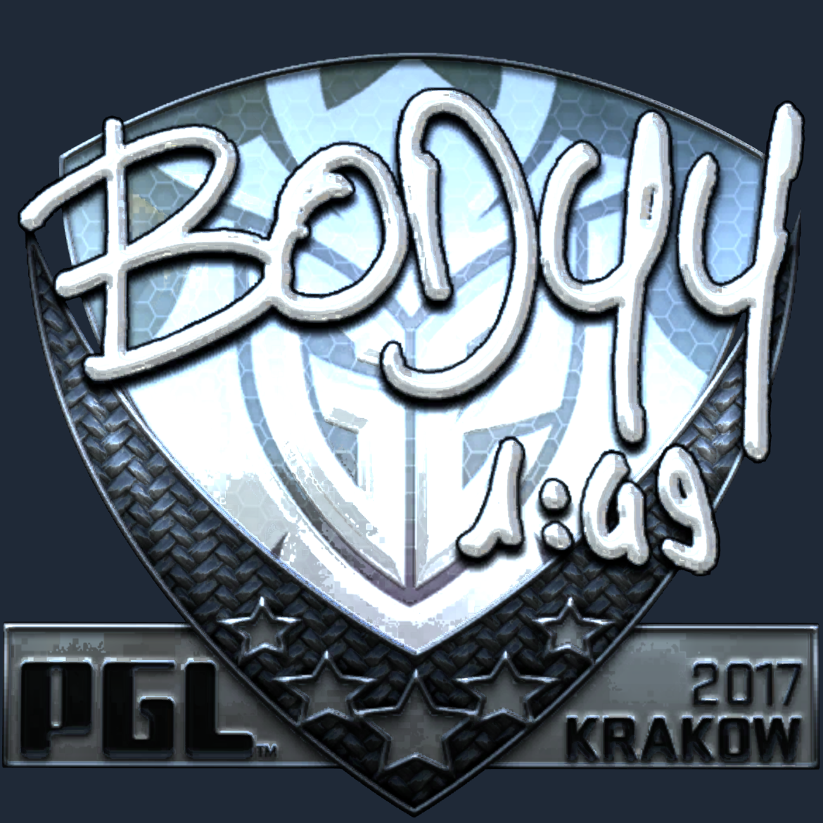 Sticker | bodyy (Foil) | Krakow 2017 Screenshot