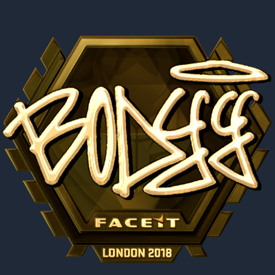 Sticker | bodyy (Gold) | London 2018 Screenshot