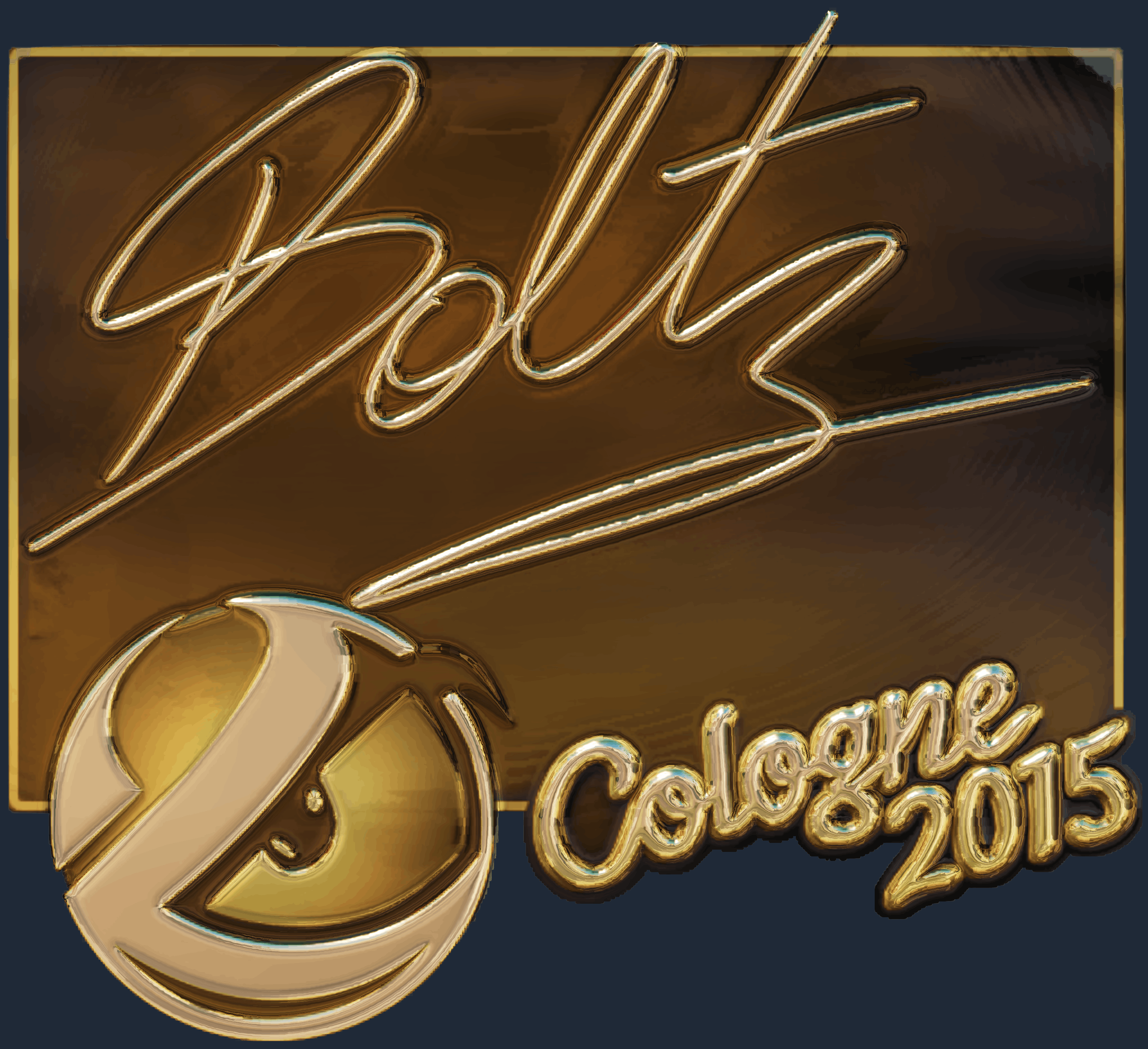 Sticker | boltz (Gold) | Cologne 2015 Screenshot
