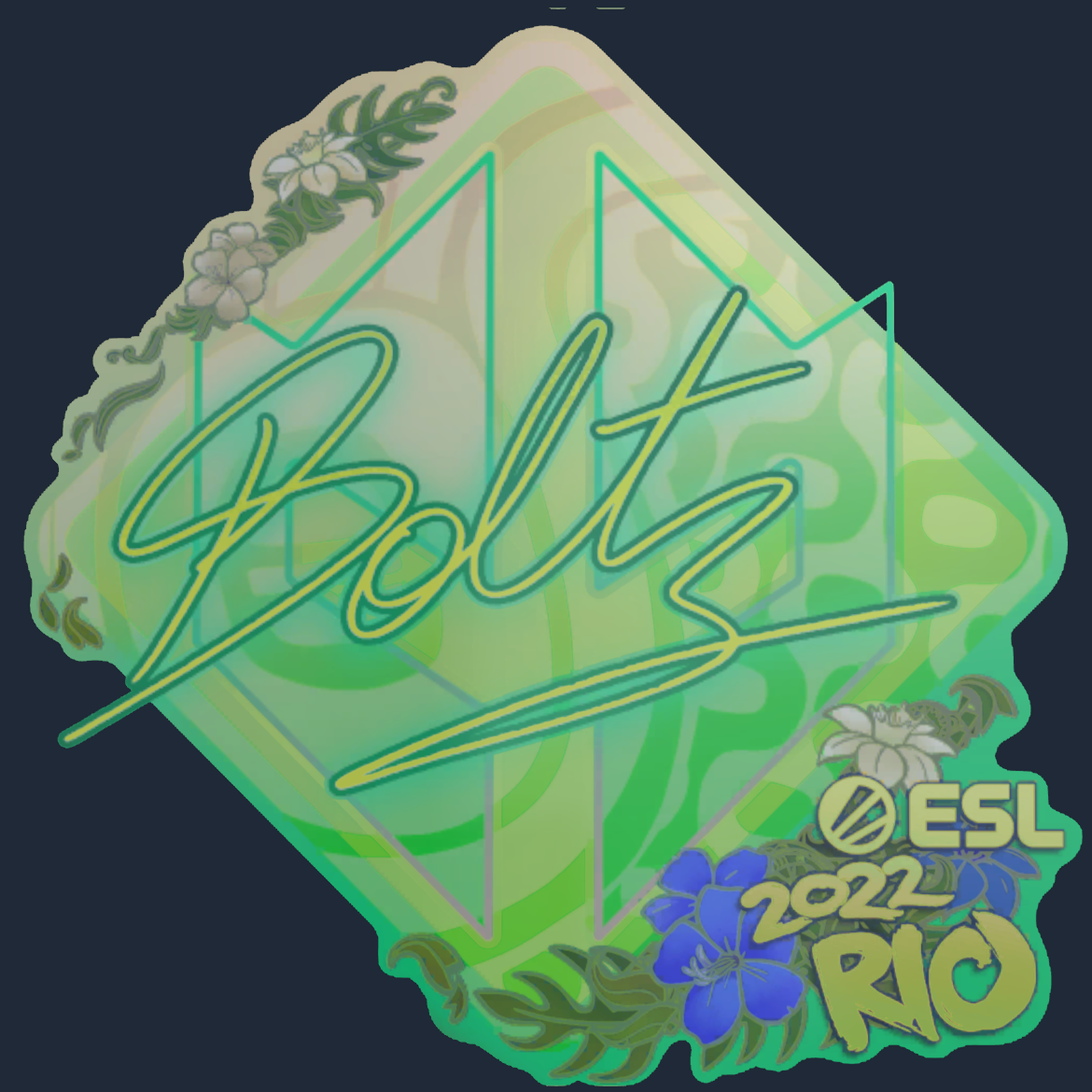 Sticker | boltz (Holo) | Rio 2022 Screenshot