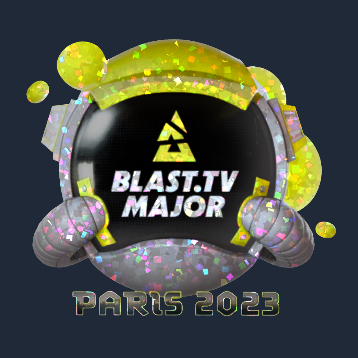 Sticker | BLAST.tv (Glitter) | Paris 2023 Screenshot