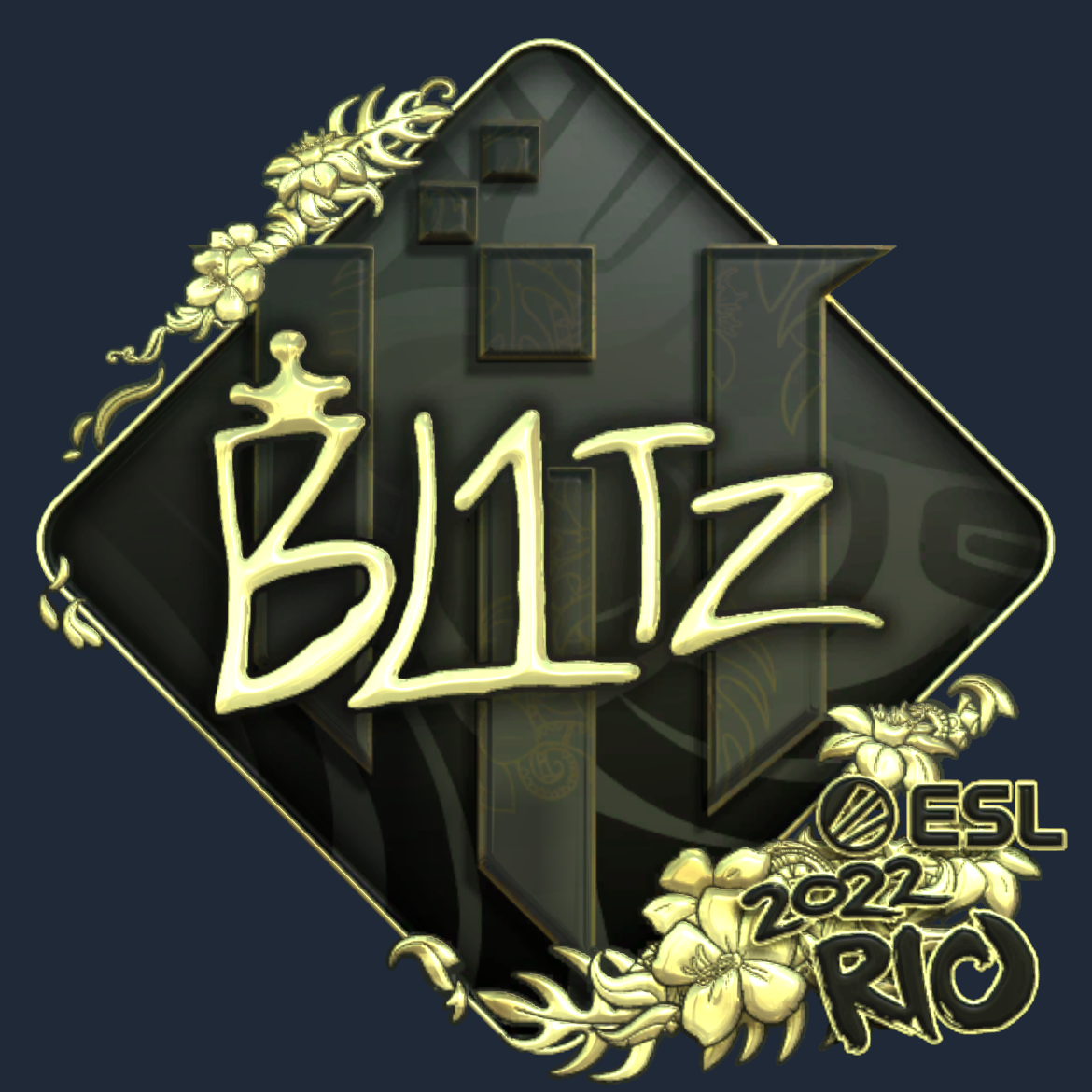 Sticker | bLitz (Gold) | Rio 2022 Screenshot