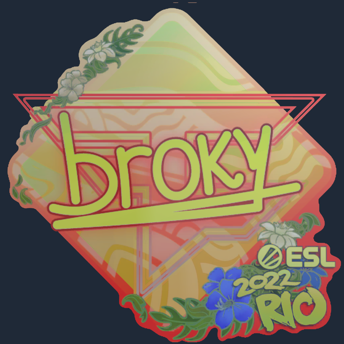 Sticker | broky (Holo) | Rio 2022 Screenshot
