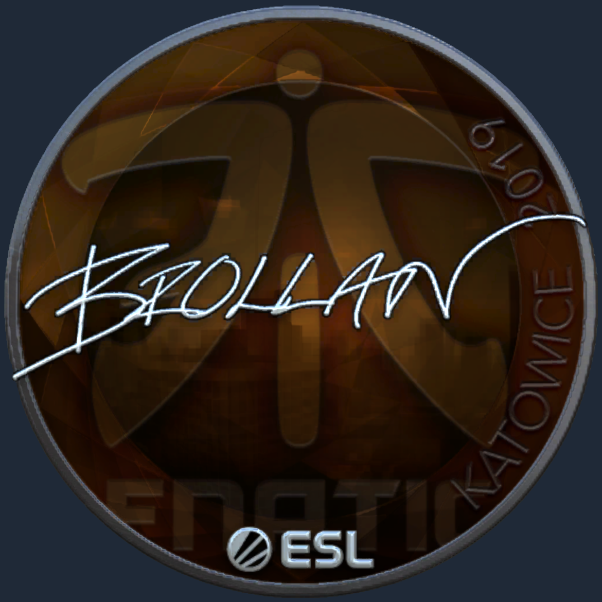 Sticker | Brollan (Foil) | Katowice 2019 Screenshot