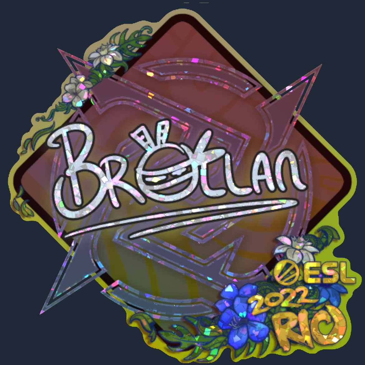 Sticker | Brollan (Glitter) | Rio 2022 Screenshot