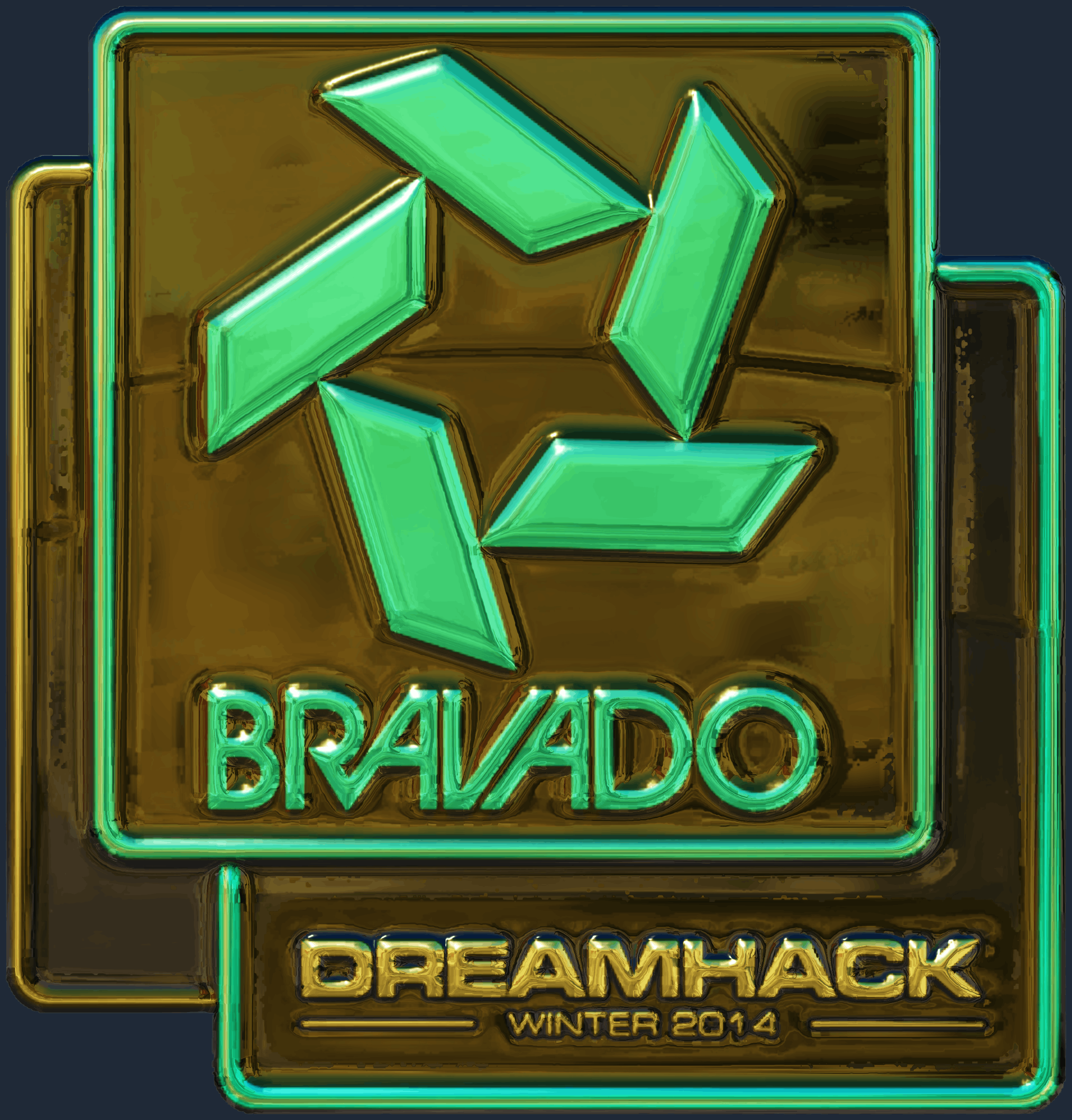 Sticker | Bravado Gaming (Gold) | DreamHack 2014 Screenshot