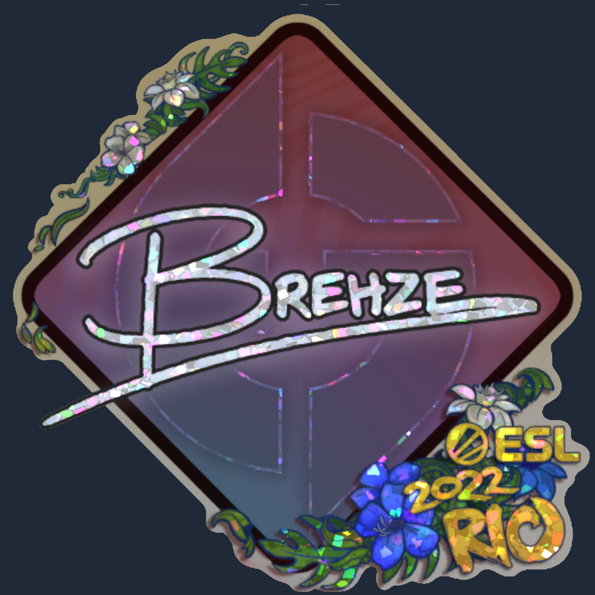 Sticker | Brehze (Glitter) | Rio 2022 Screenshot