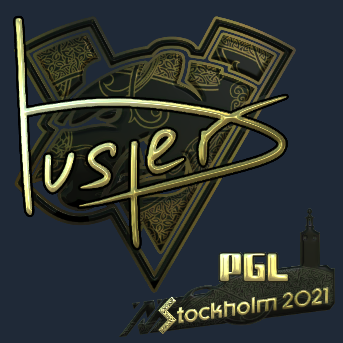 Sticker | buster (Gold) | Stockholm 2021 Screenshot