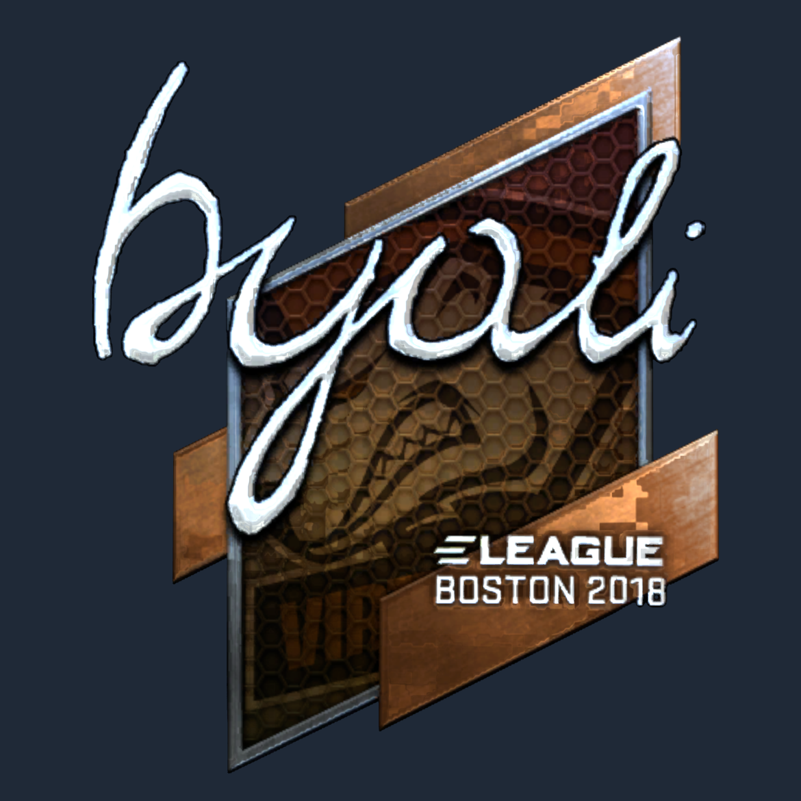 Sticker | byali (Foil) | Boston 2018 Screenshot