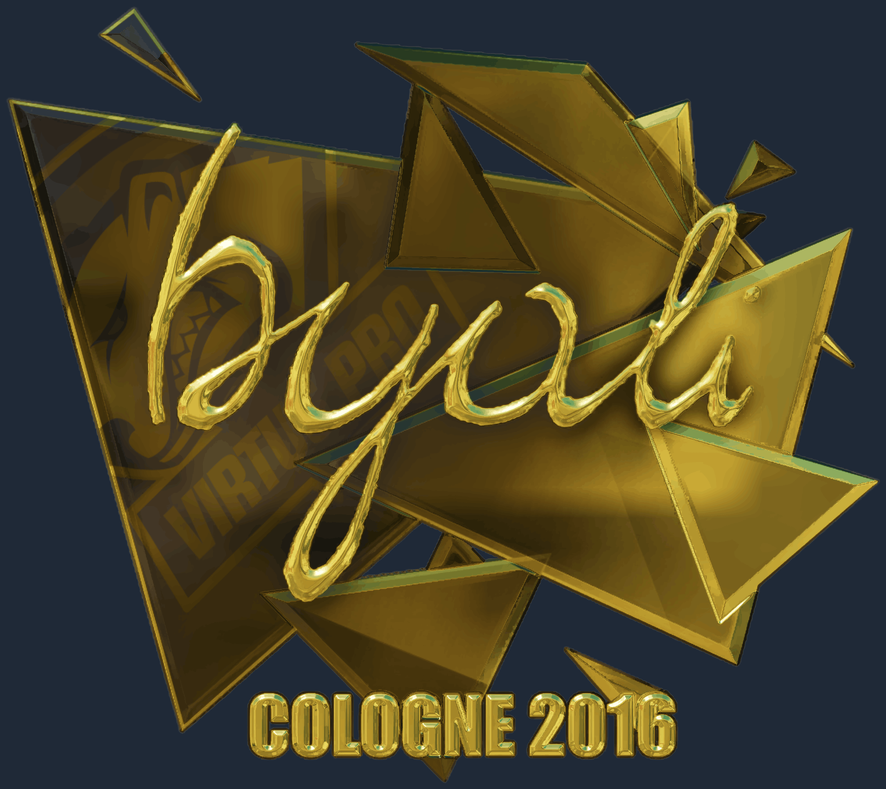 Sticker | byali (Gold) | Cologne 2016 Screenshot