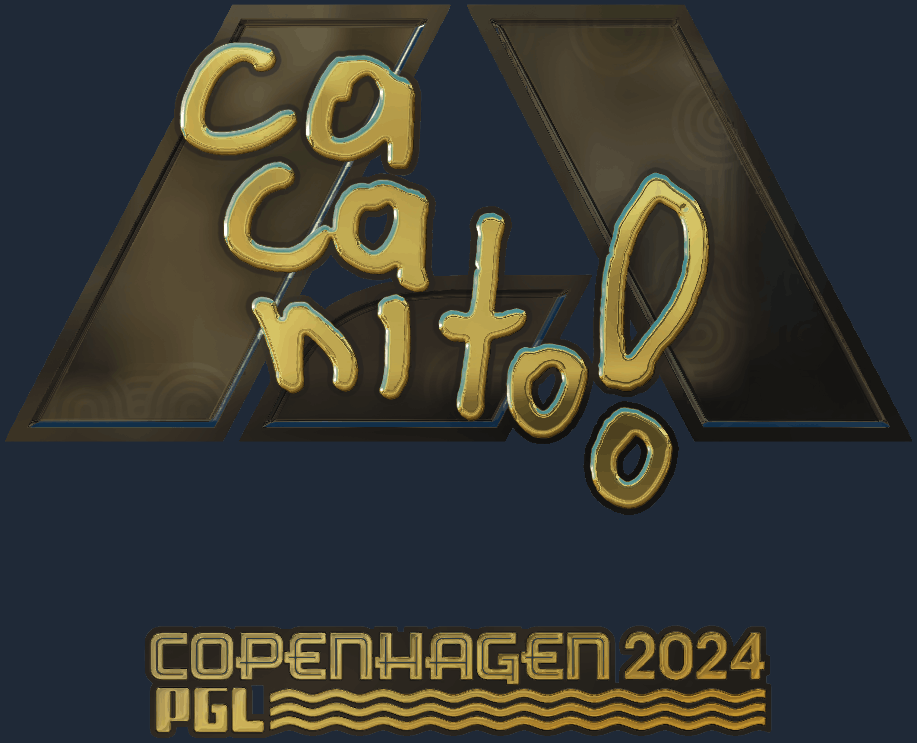 Sticker | CacaNito (Gold) | Copenhagen 2024 Screenshot