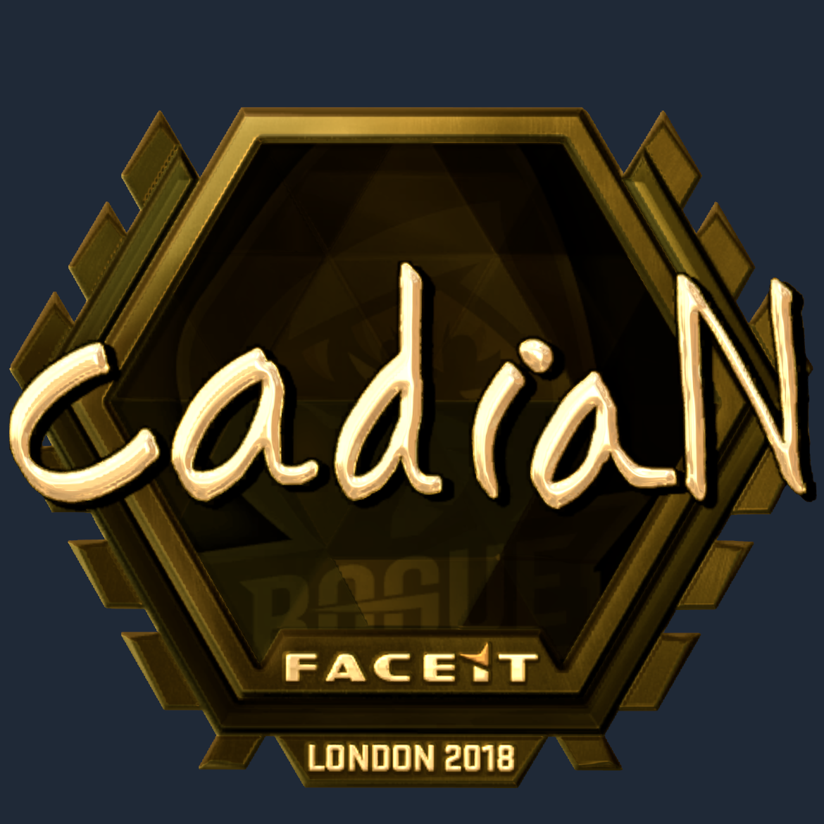 Sticker | cadiaN (Gold) | London 2018 Screenshot