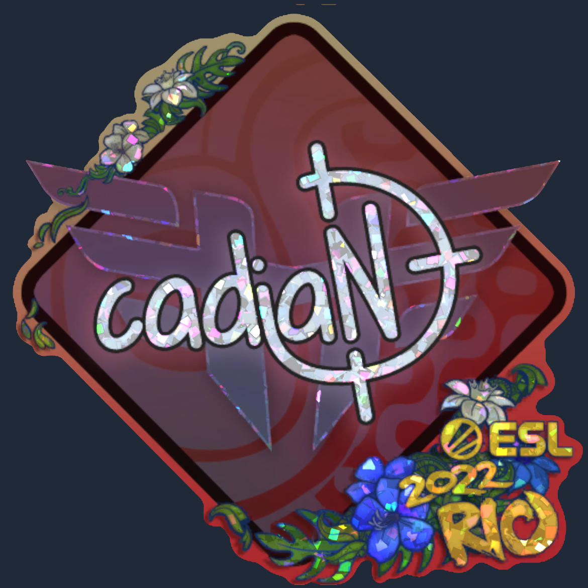 Sticker | cadiaN (Glitter) | Rio 2022 Screenshot