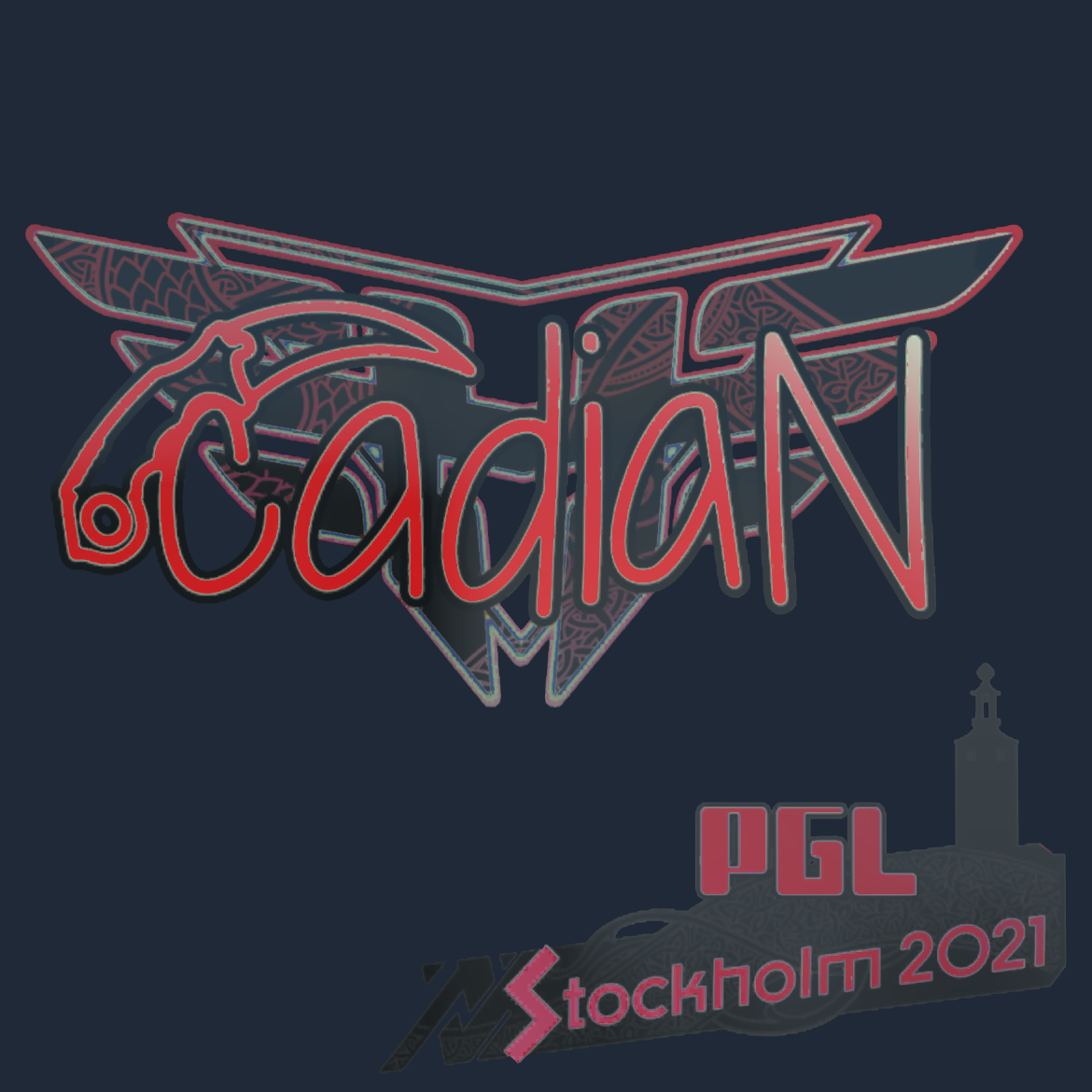 Sticker | cadiaN (Holo) | Stockholm 2021 Screenshot