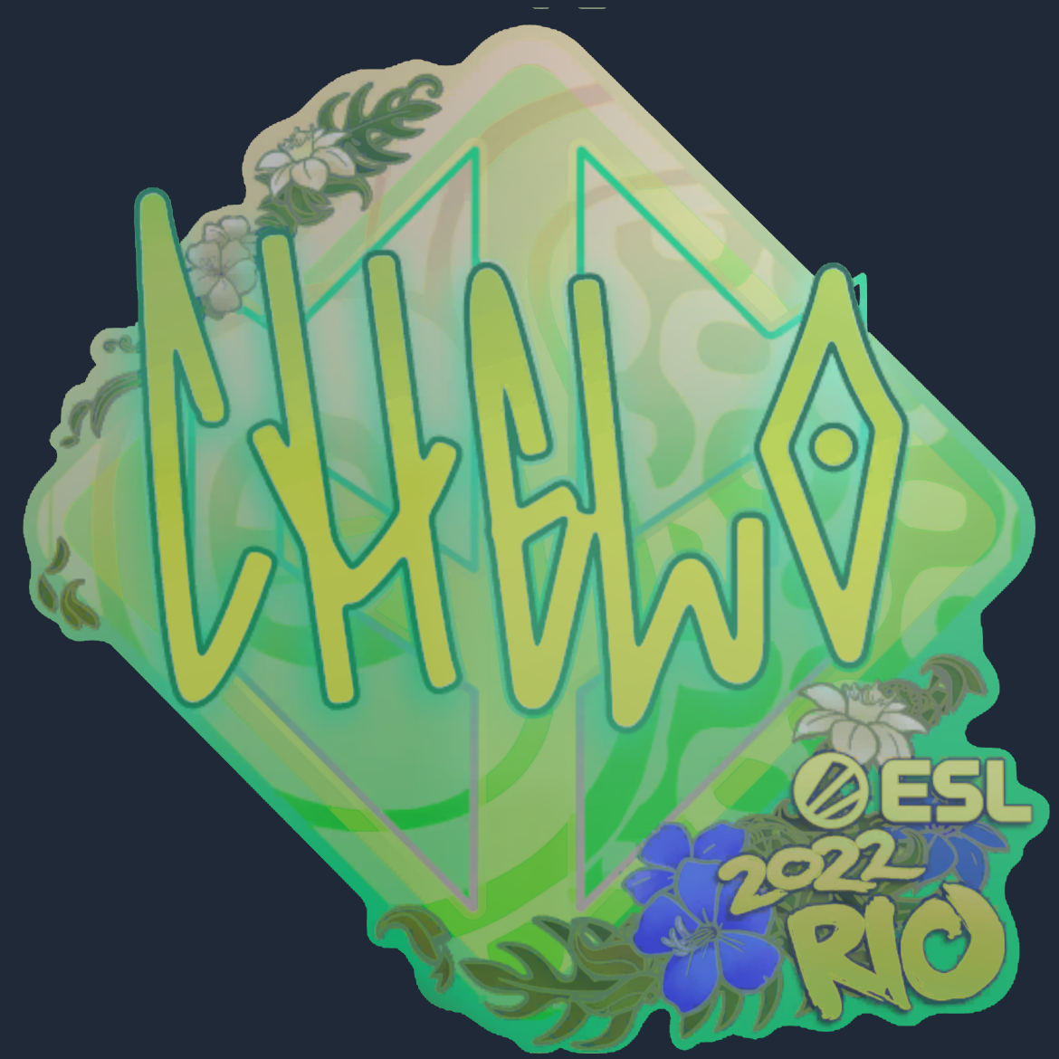 Sticker | chelo (Holo) | Rio 2022 Screenshot