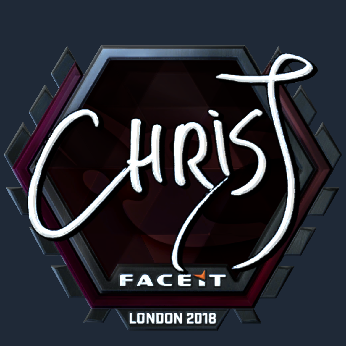 Sticker | chrisJ (Foil) | London 2018 Screenshot