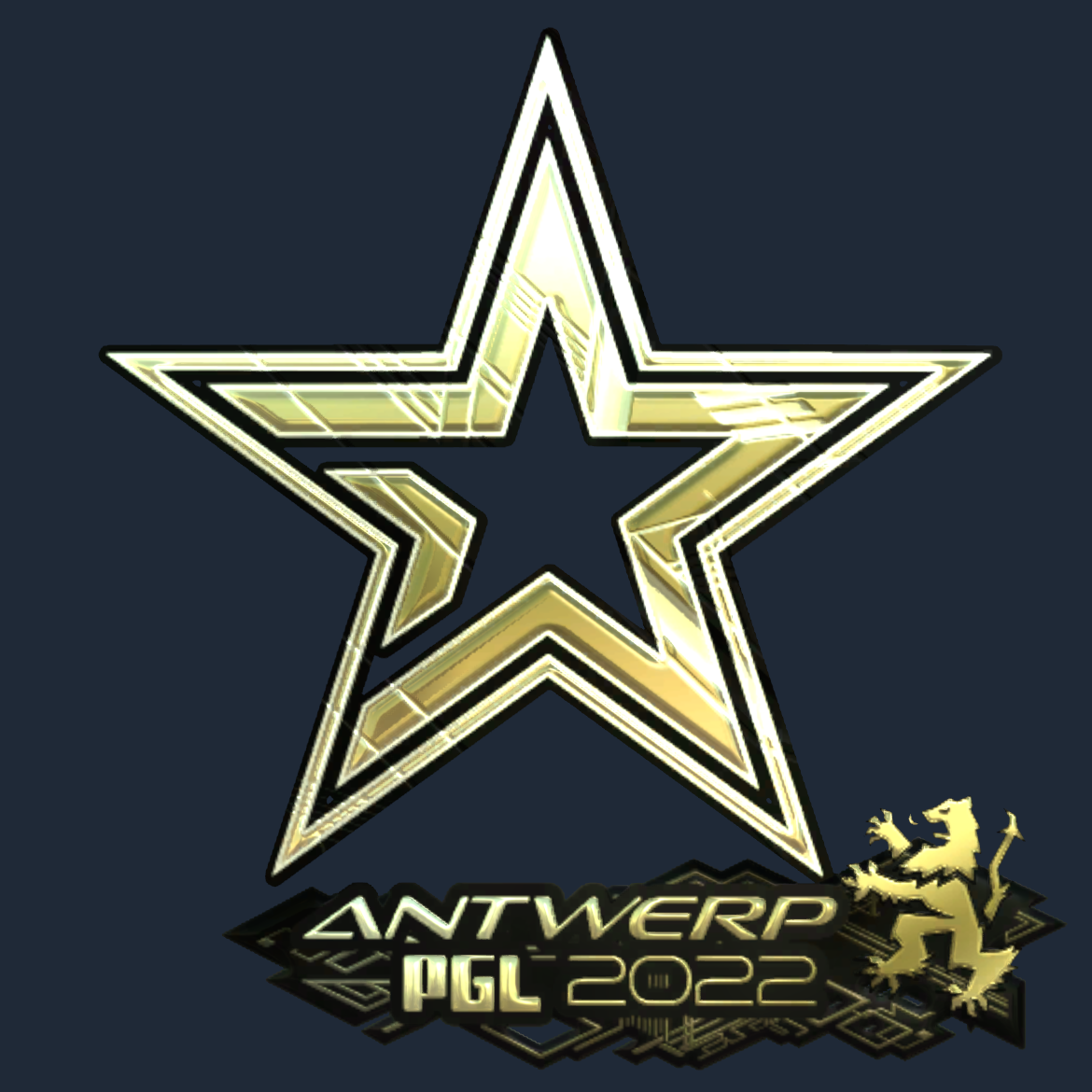 Sticker | Complexity Gaming (Gold) | Antwerp 2022 Screenshot