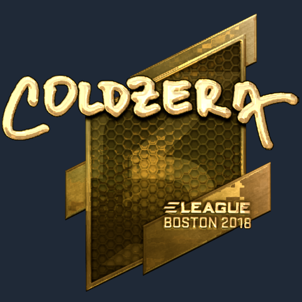 Sticker | coldzera (Gold) | Boston 2018 Screenshot