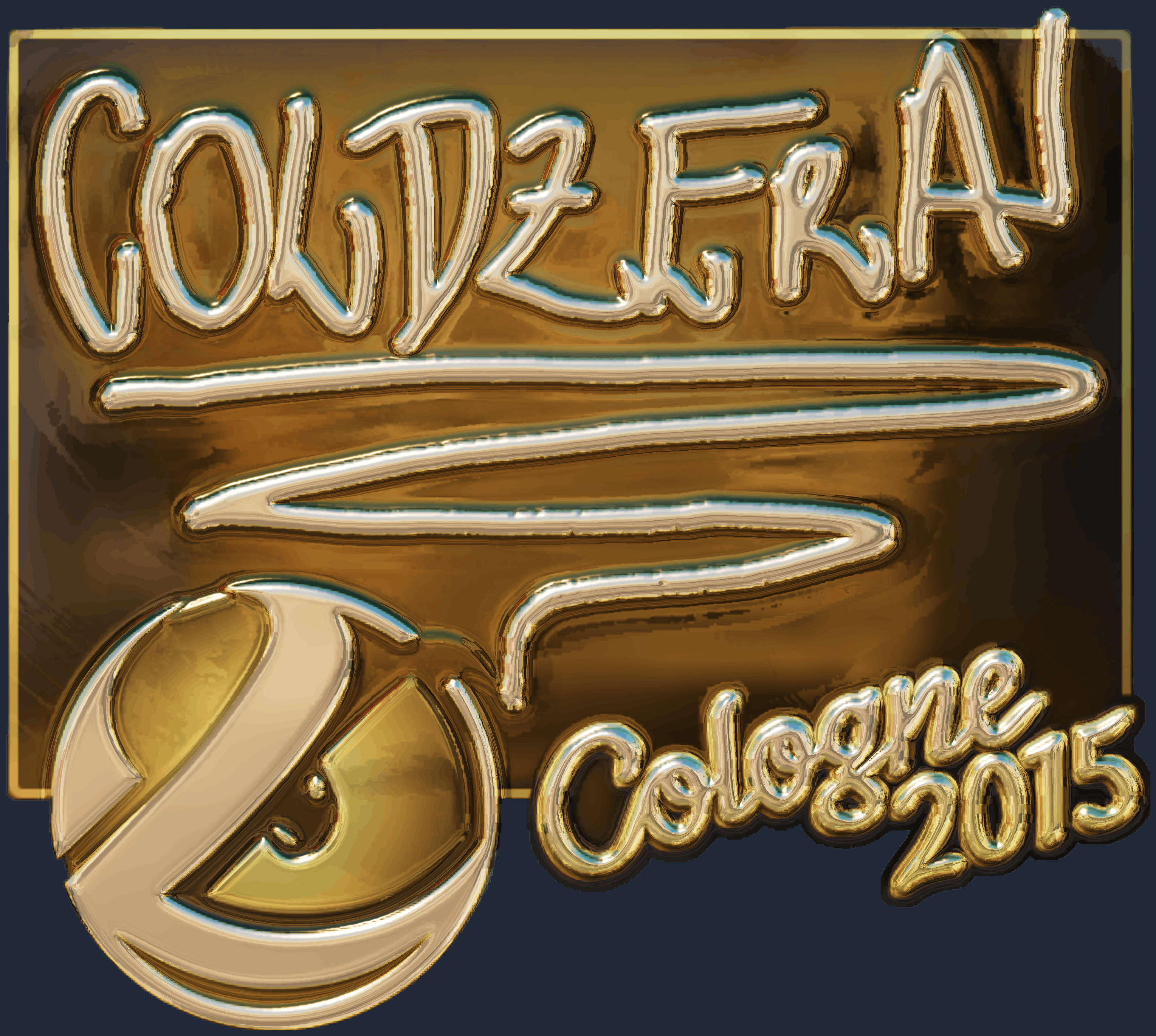 Sticker | coldzera (Gold) | Cologne 2015 Screenshot