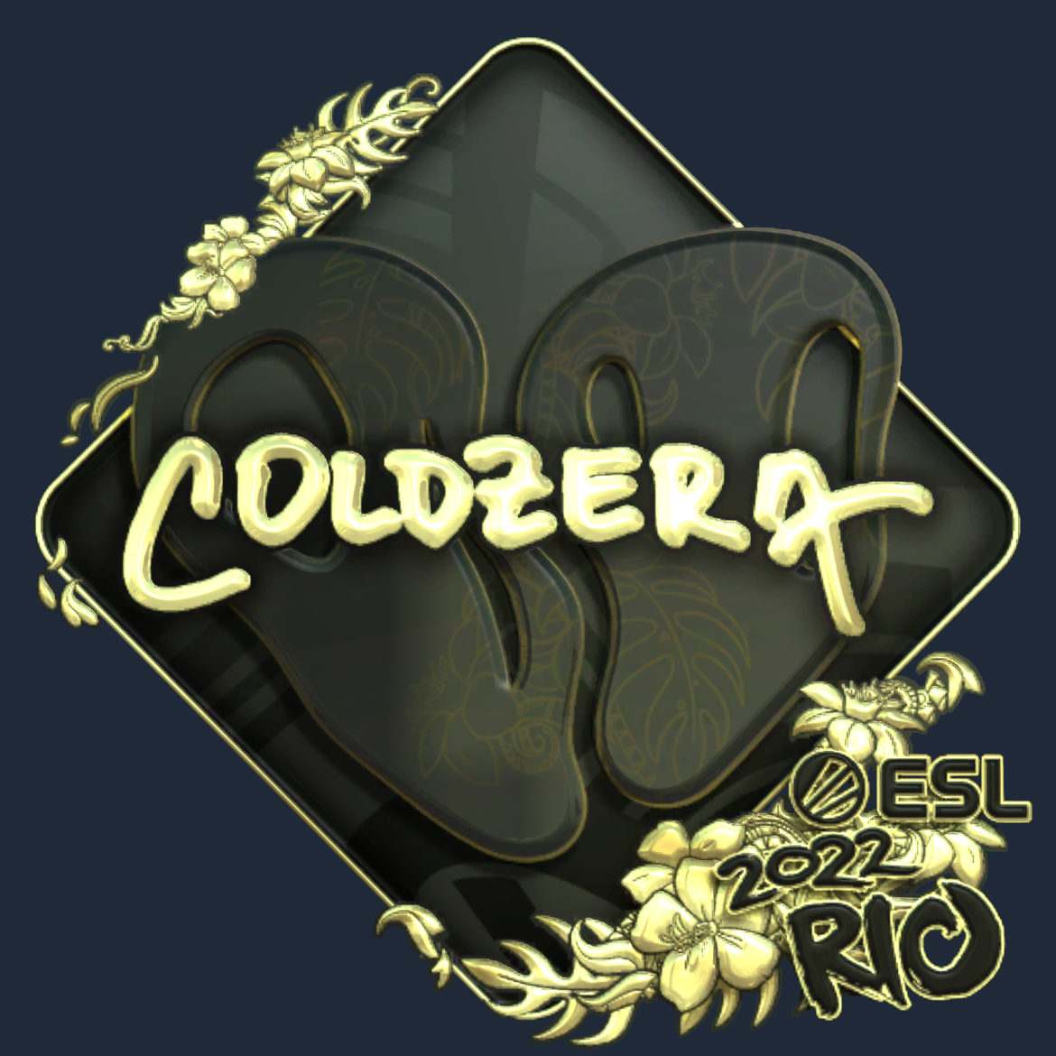 Sticker | coldzera (Gold) | Rio 2022 Screenshot