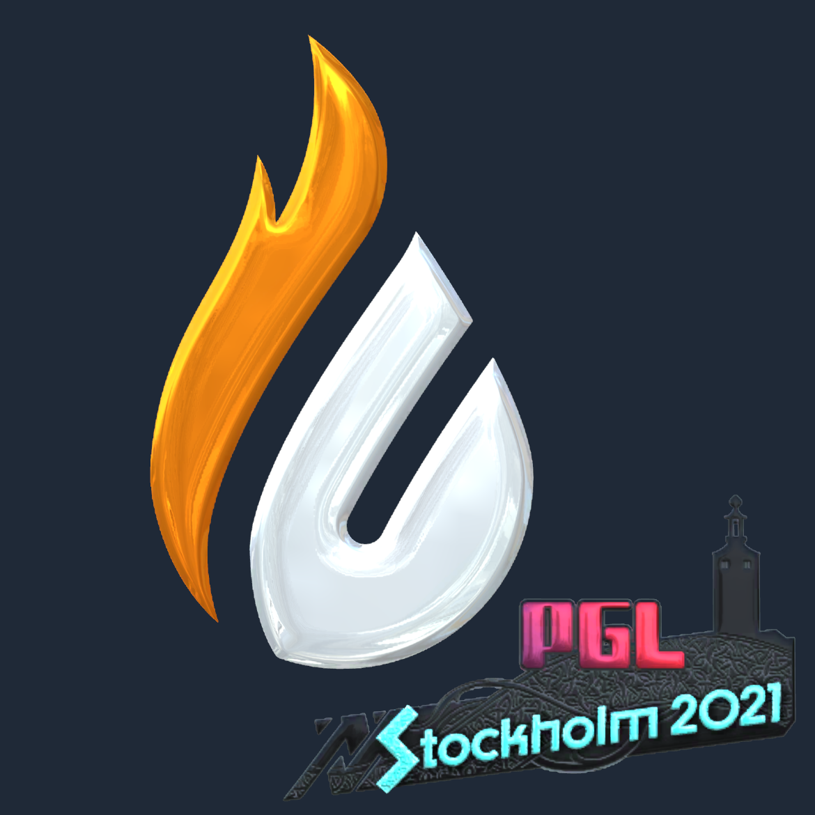 Sticker | Copenhagen Flames (Foil) | Stockholm 2021 Screenshot