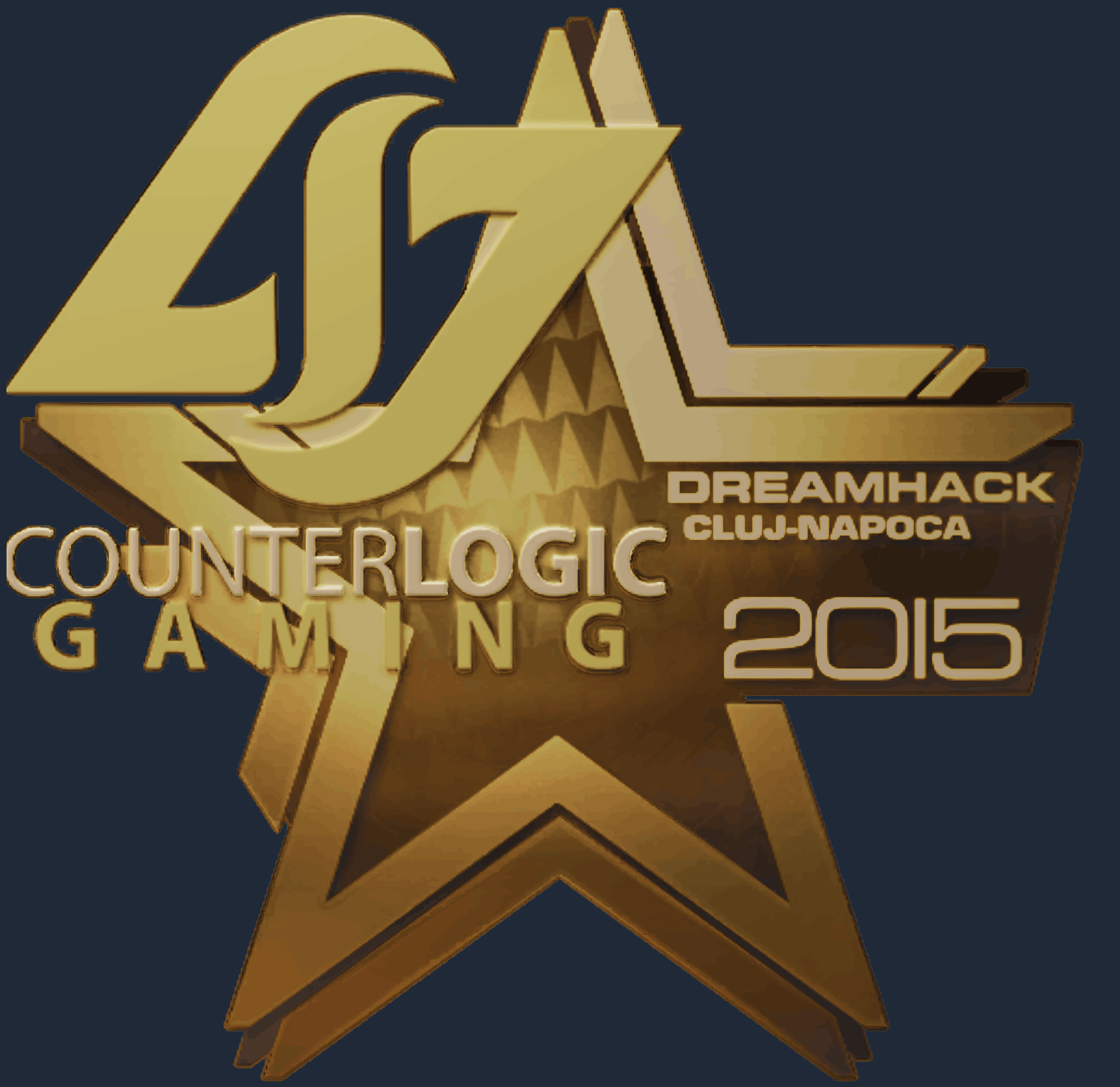 Sticker | Counter Logic Gaming (Gold) | Cluj-Napoca 2015 Screenshot