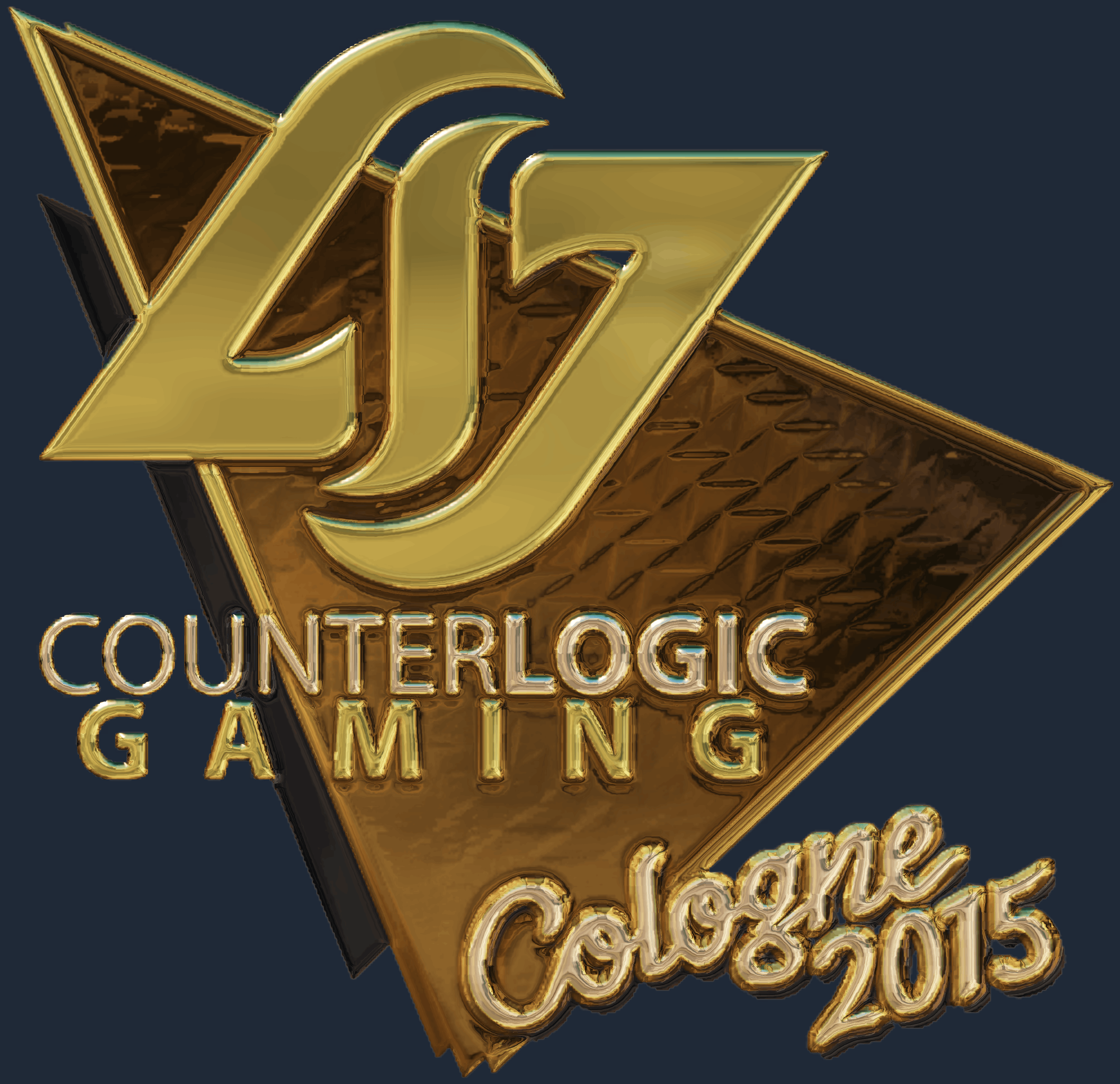 Sticker | Counter Logic Gaming (Gold) | Cologne 2015 Screenshot
