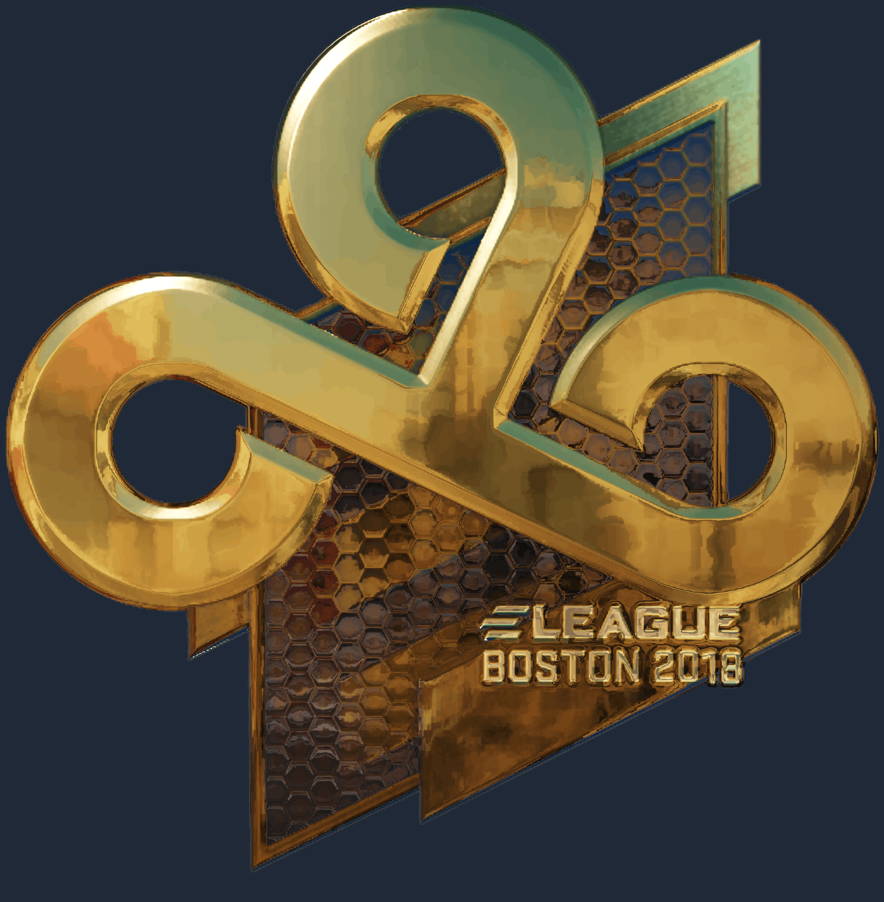 Sticker | Cloud9 (Gold) | Boston 2018 Screenshot