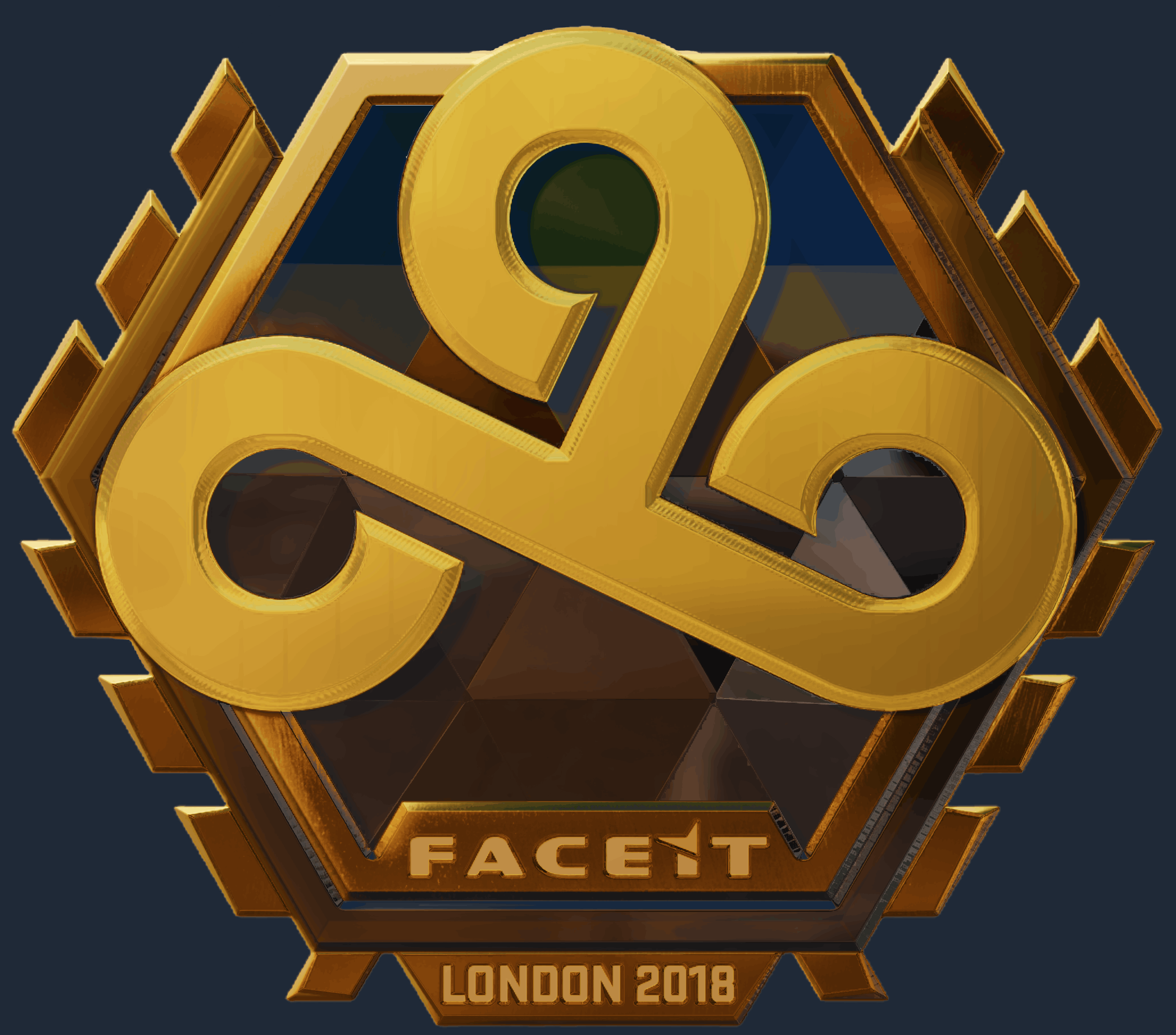 Sticker | Cloud9 (Gold) | London 2018 Screenshot