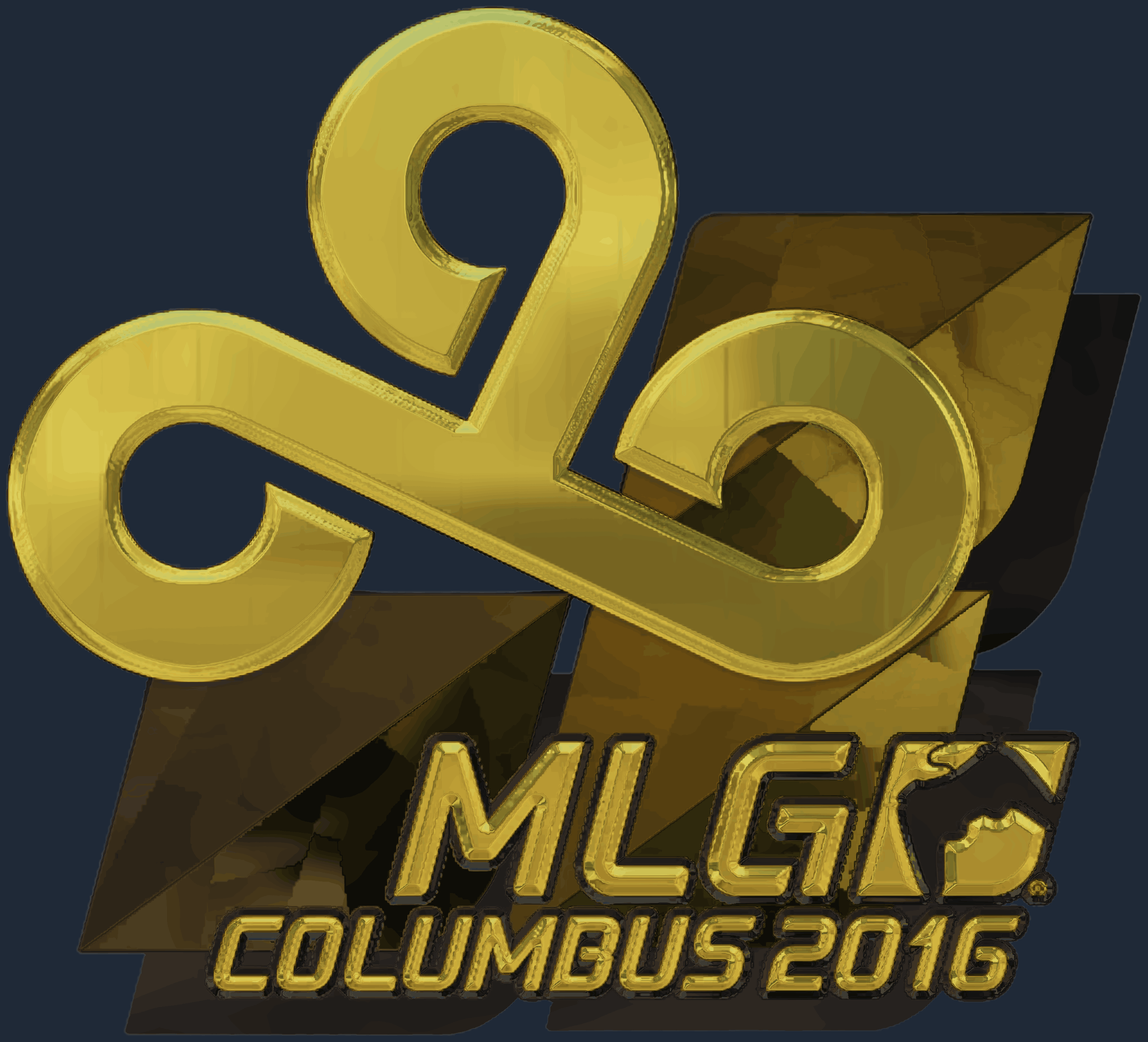 Sticker | Cloud9 (Gold) | MLG Columbus 2016 Screenshot