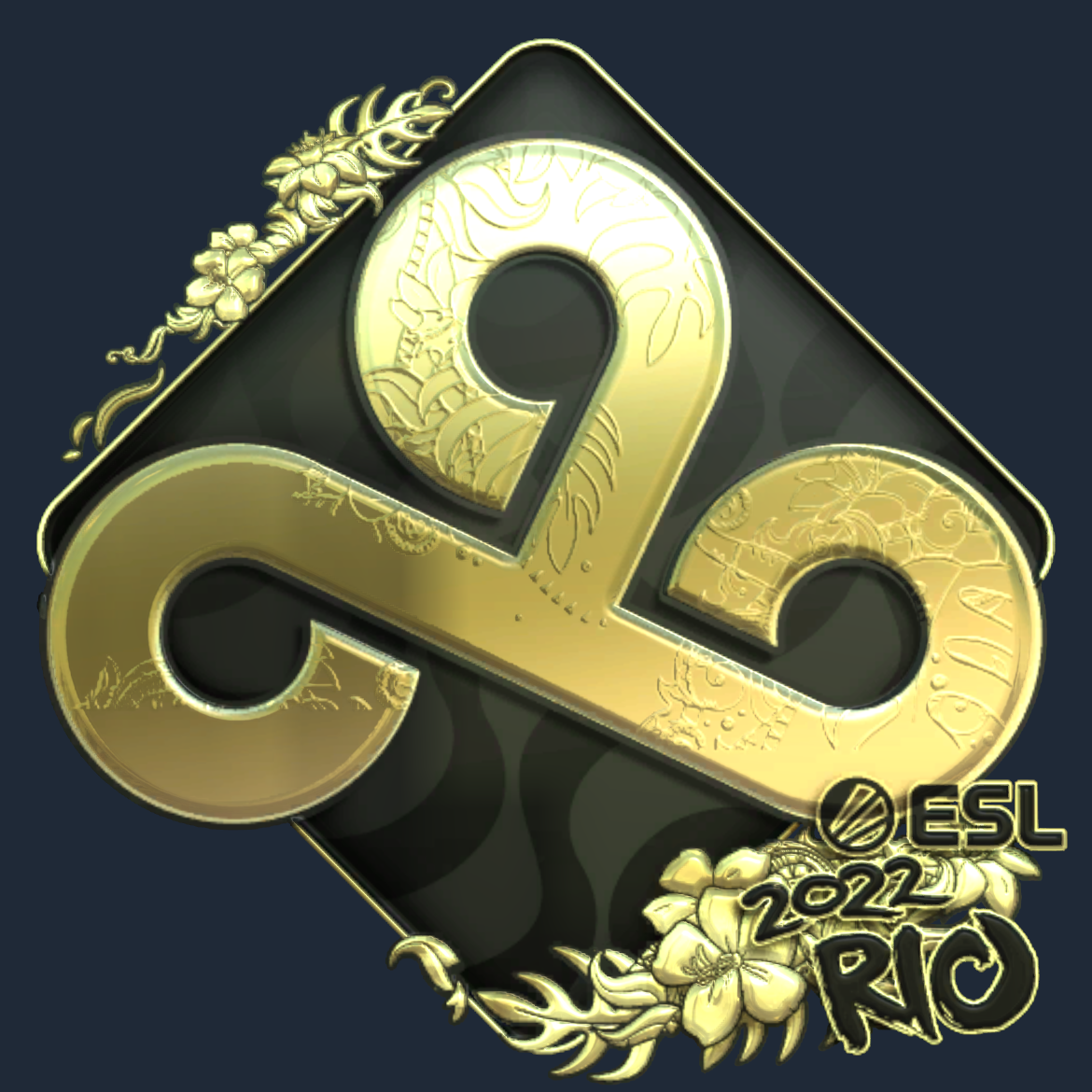 Sticker | Cloud9 (Gold) | Rio 2022 Screenshot