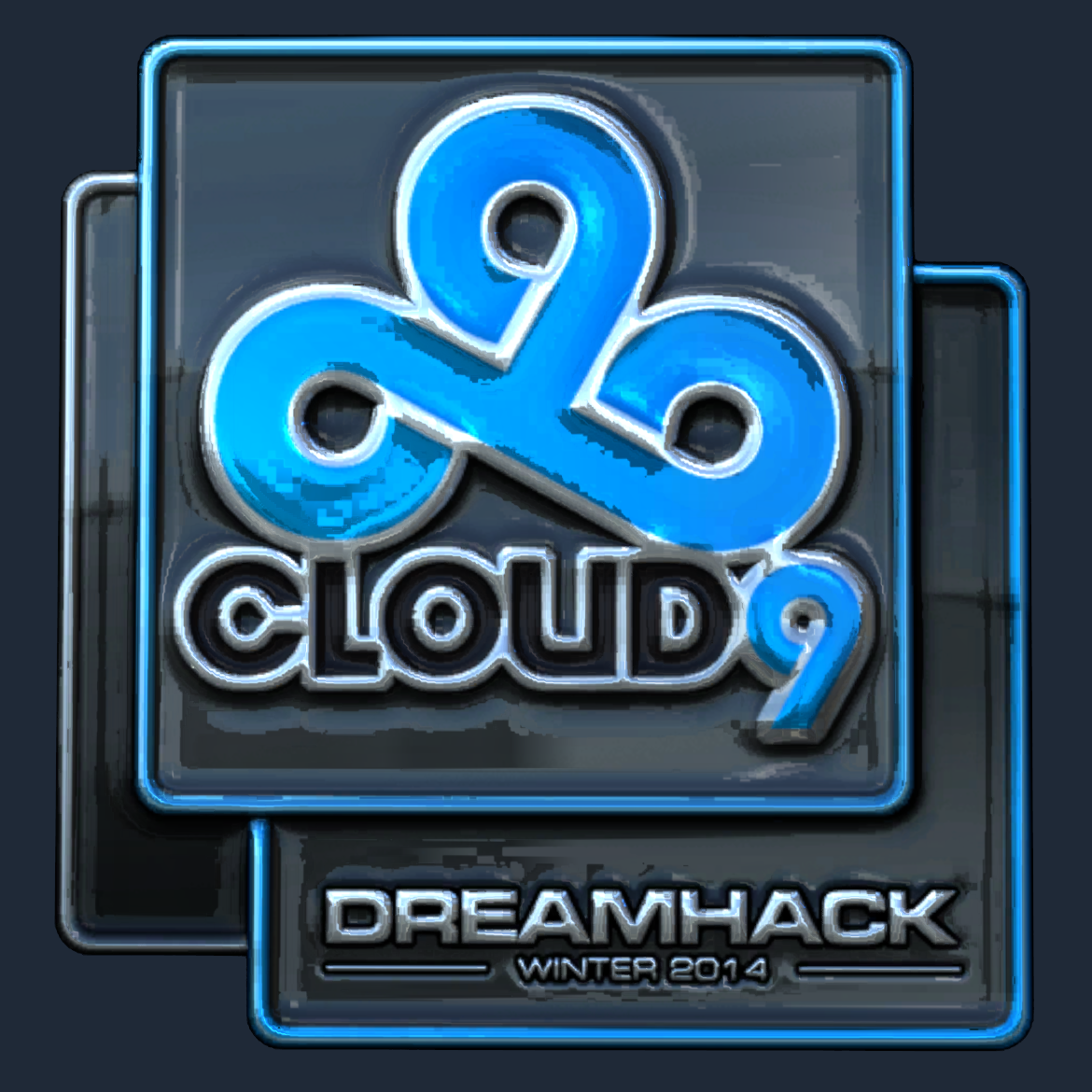 Sticker | Cloud9 (Foil) | DreamHack 2014 Screenshot