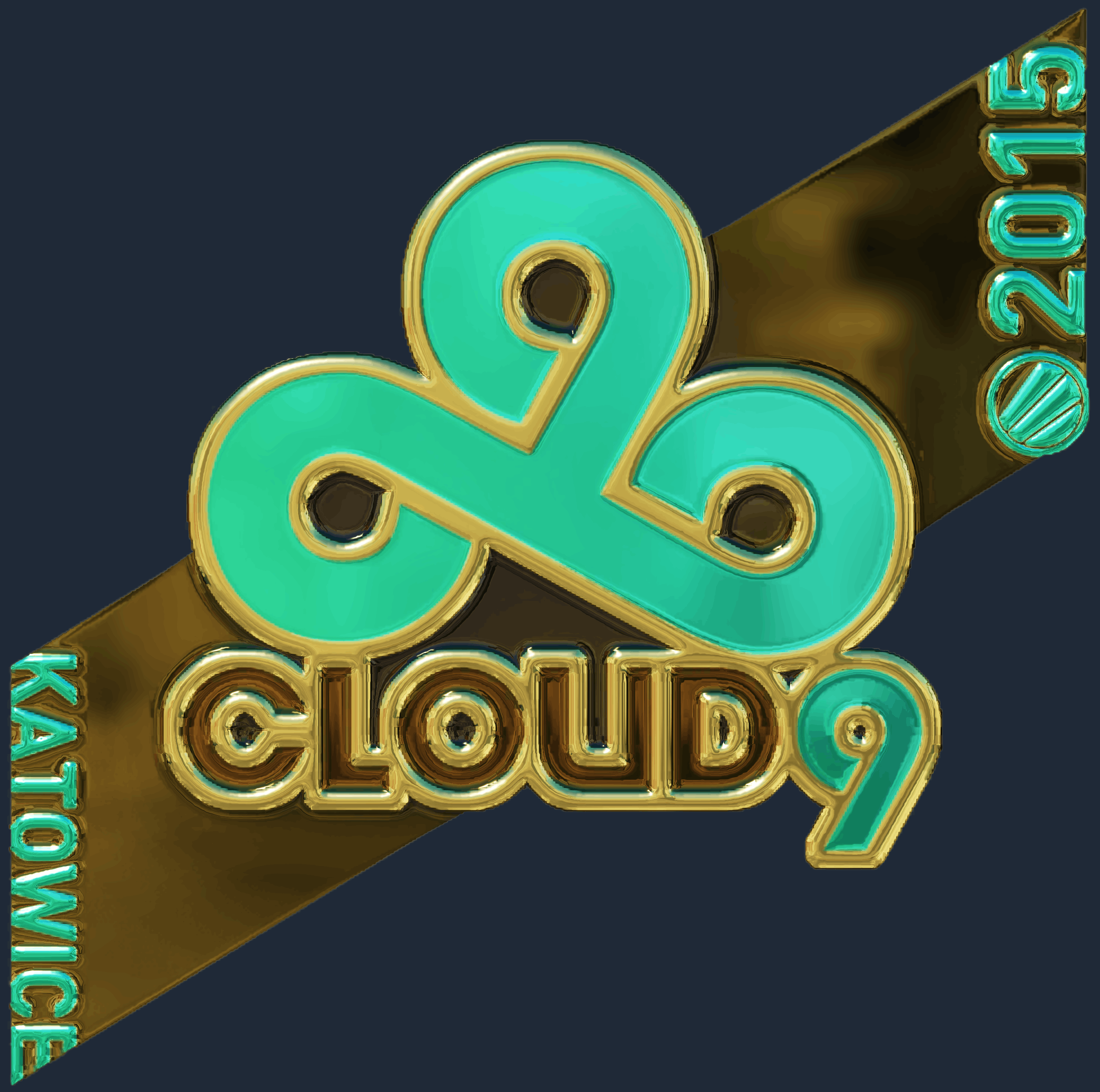 Sticker | Cloud9 G2A (Gold) | Katowice 2015 Screenshot