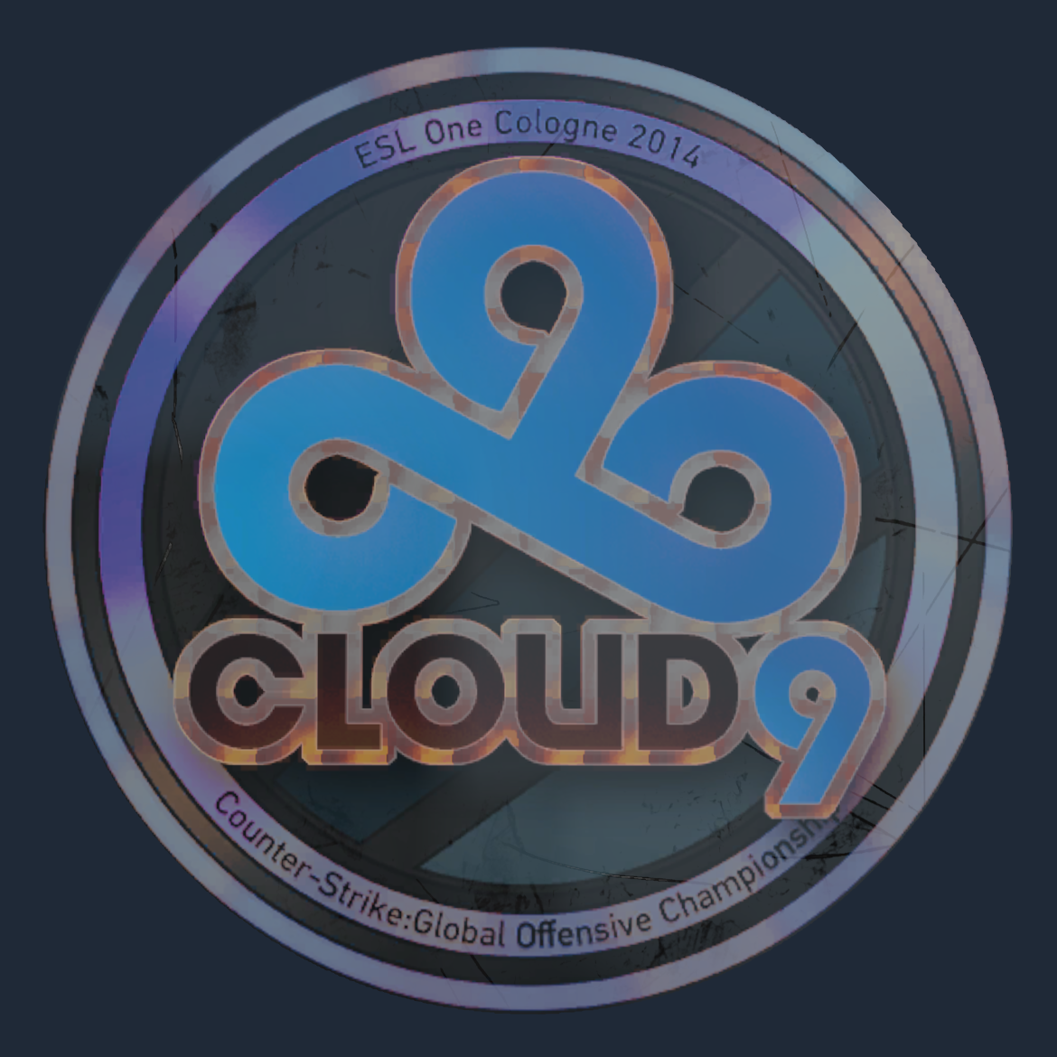 Sticker | Cloud9 (Holo) | Cologne 2014 Screenshot