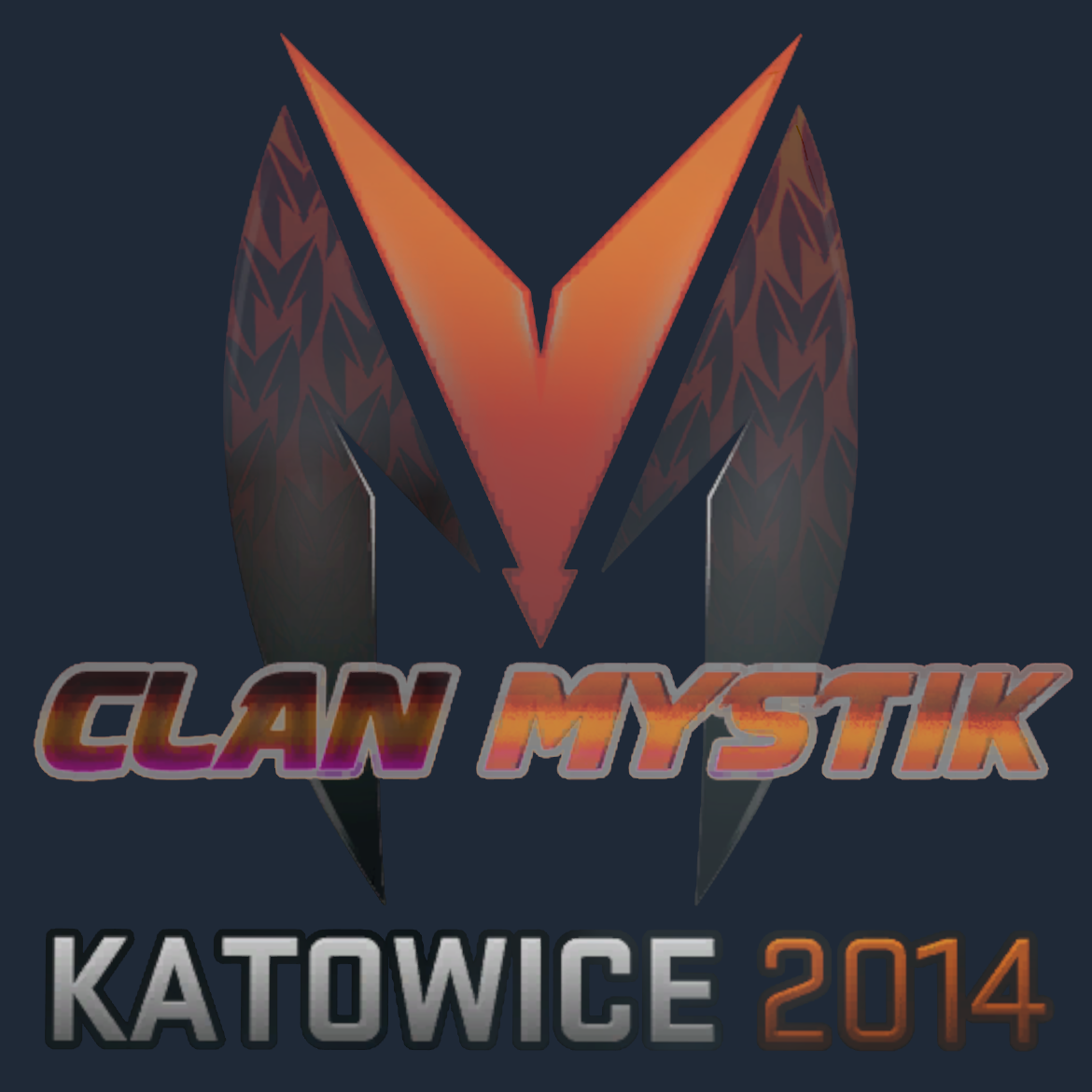 Sticker | Clan-Mystik (Holo) | Katowice 2014 Screenshot