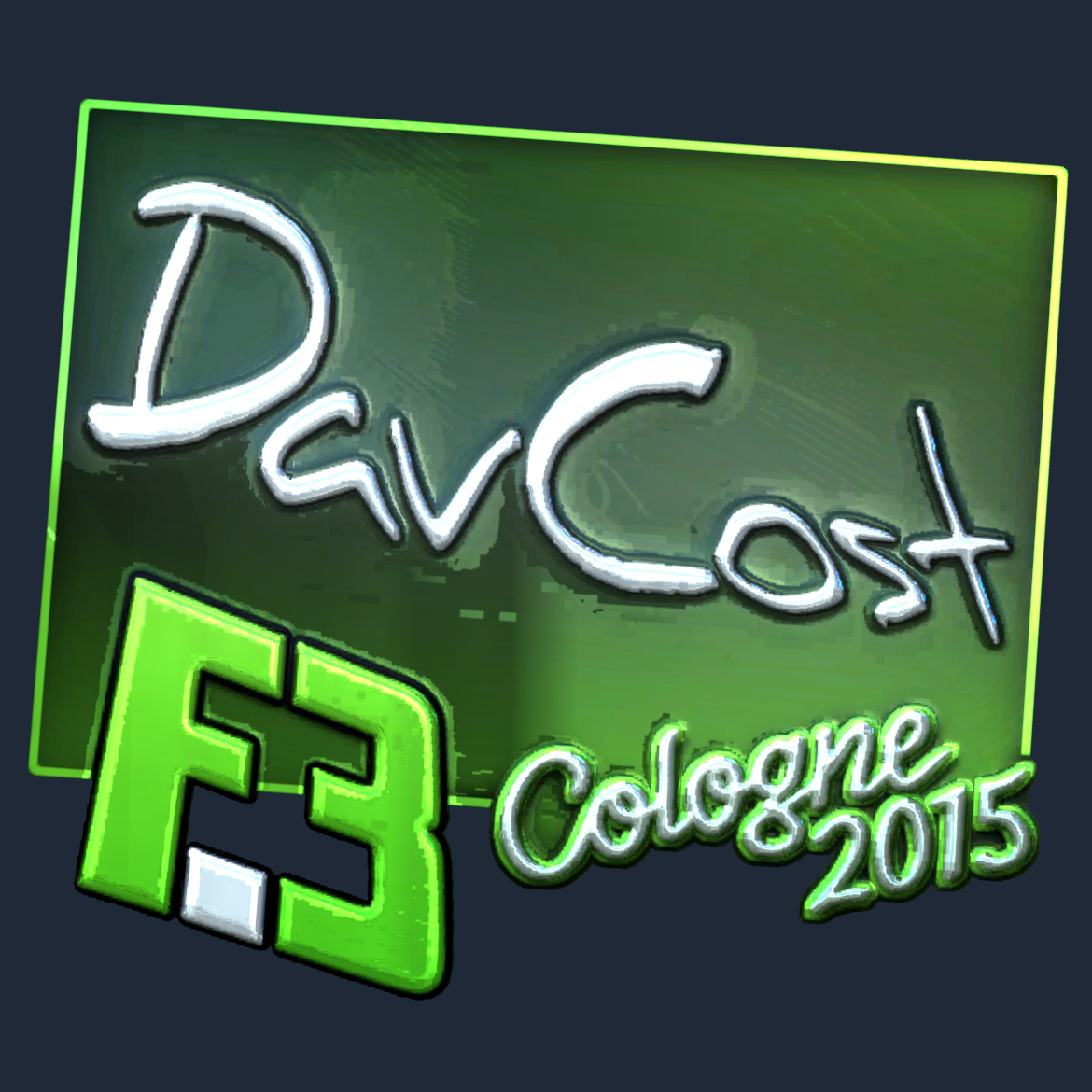 Sticker | DavCost (Foil) | Cologne 2015 Screenshot