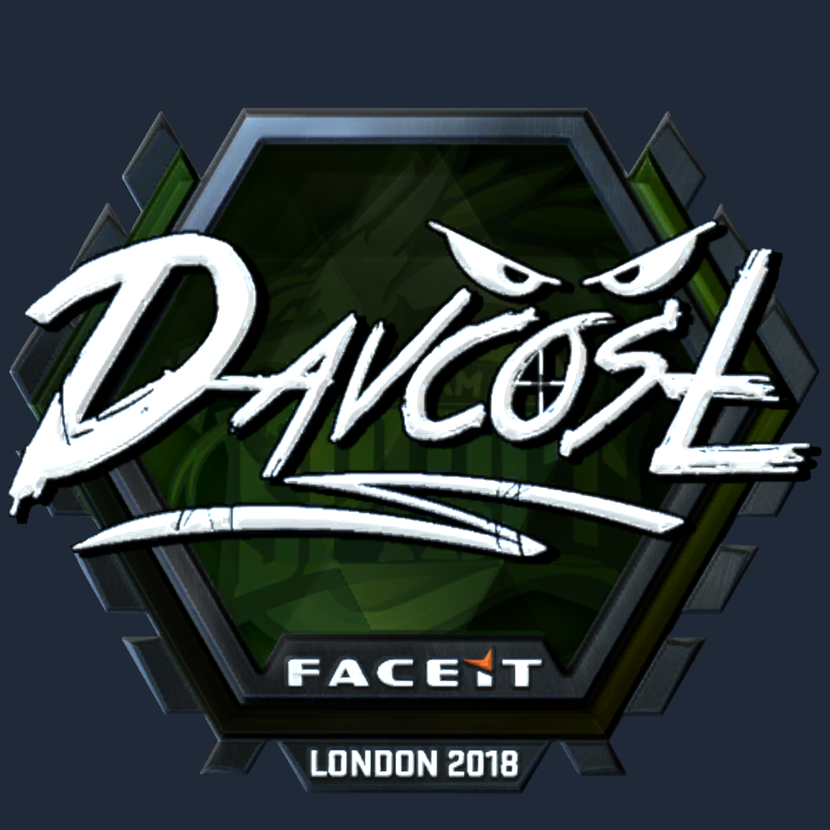 Sticker | DavCost (Foil) | London 2018 Screenshot