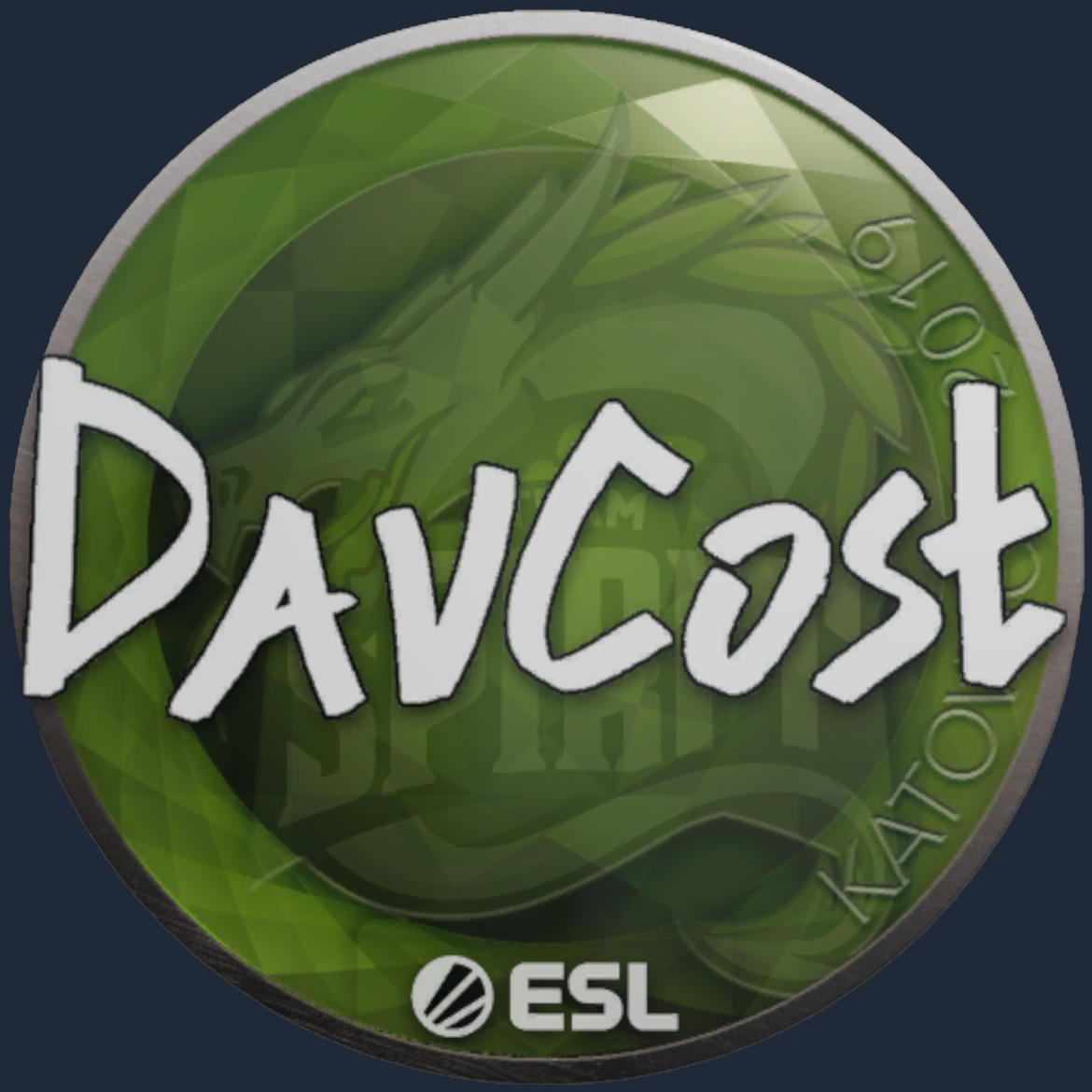Sticker | DavCost | Katowice 2019 Screenshot