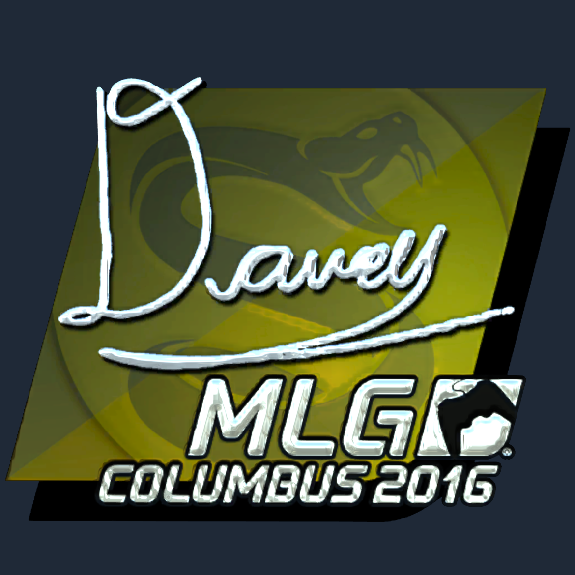 Sticker | DAVEY (Foil) | MLG Columbus 2016 Screenshot